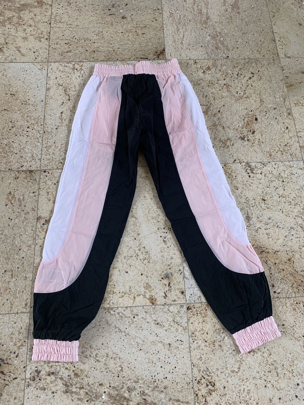 Palm Angels Black & Pink Stamp Logo Joggers Size US 28 / EU 44 - 14 Thumbnail