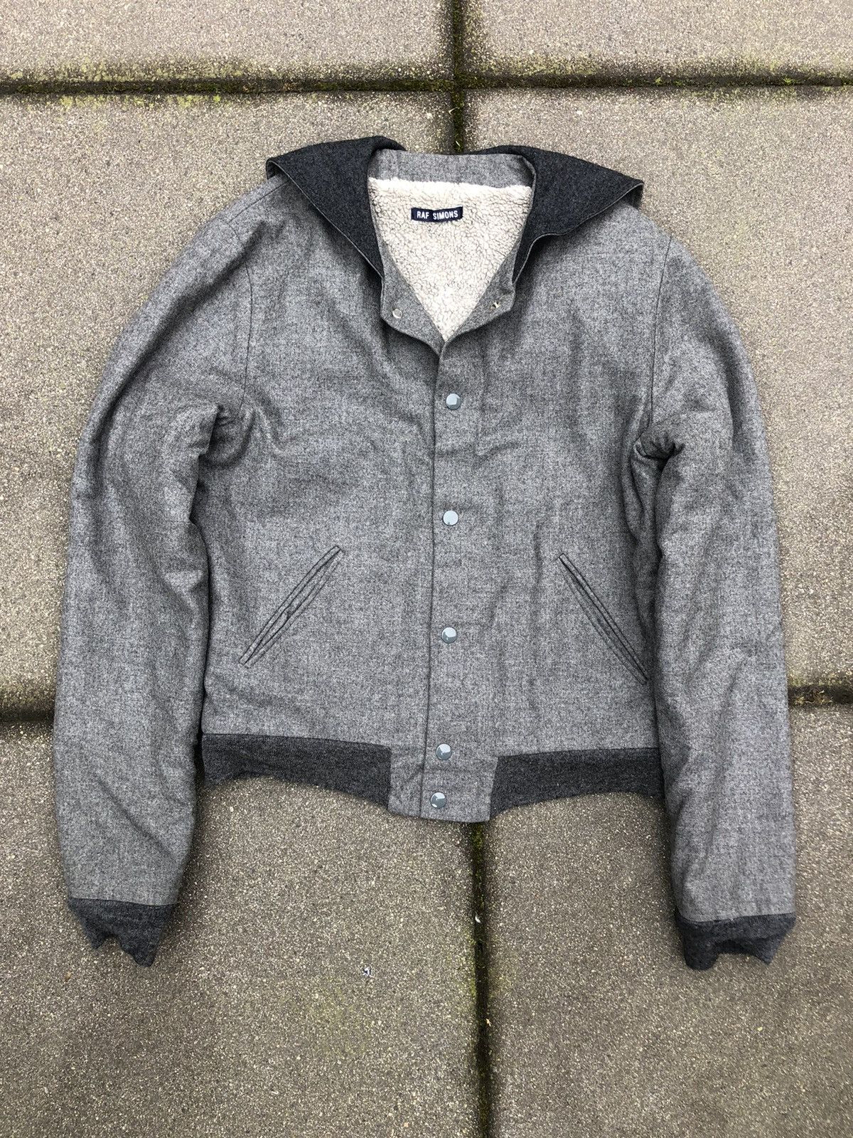 Raf Simons A/W 1997/98 Teenage summer camp Wool varsity bomber Size US M / EU 48-50 / 2 - 3 Thumbnail