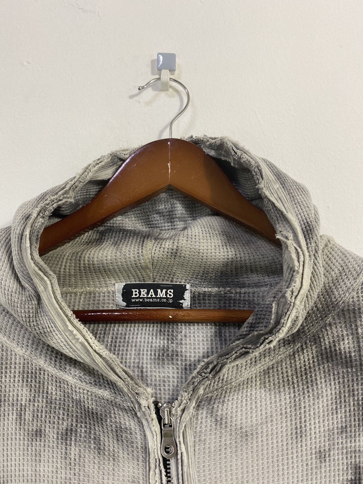 Beams Plus Beams Hoodies Jacket Acid wash Distressed Design Size US M / EU 48-50 / 2 - 5 Thumbnail