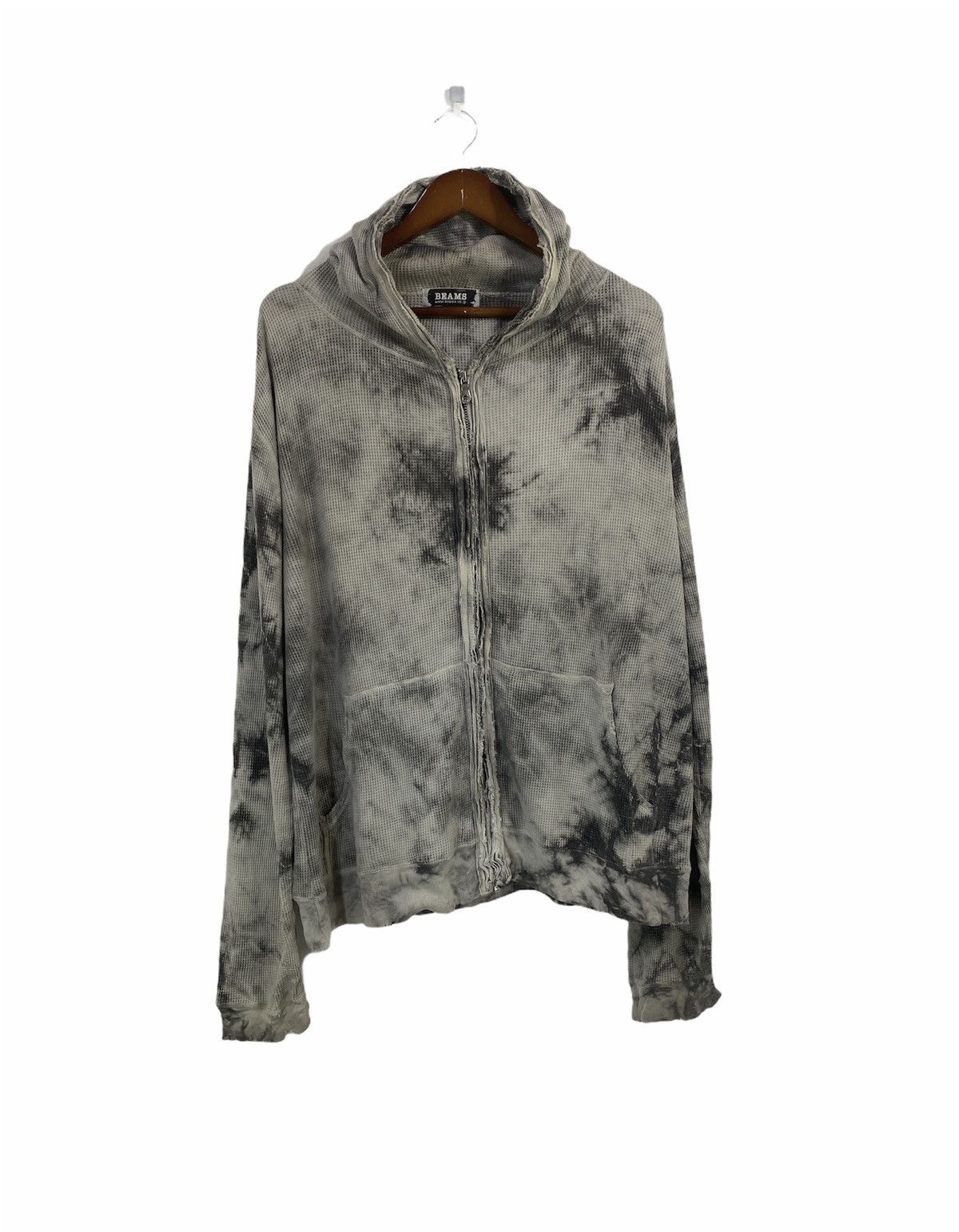 Beams Plus Beams Hoodies Jacket Acid wash Distressed Design Size US M / EU 48-50 / 2 - 1 Thumbnail