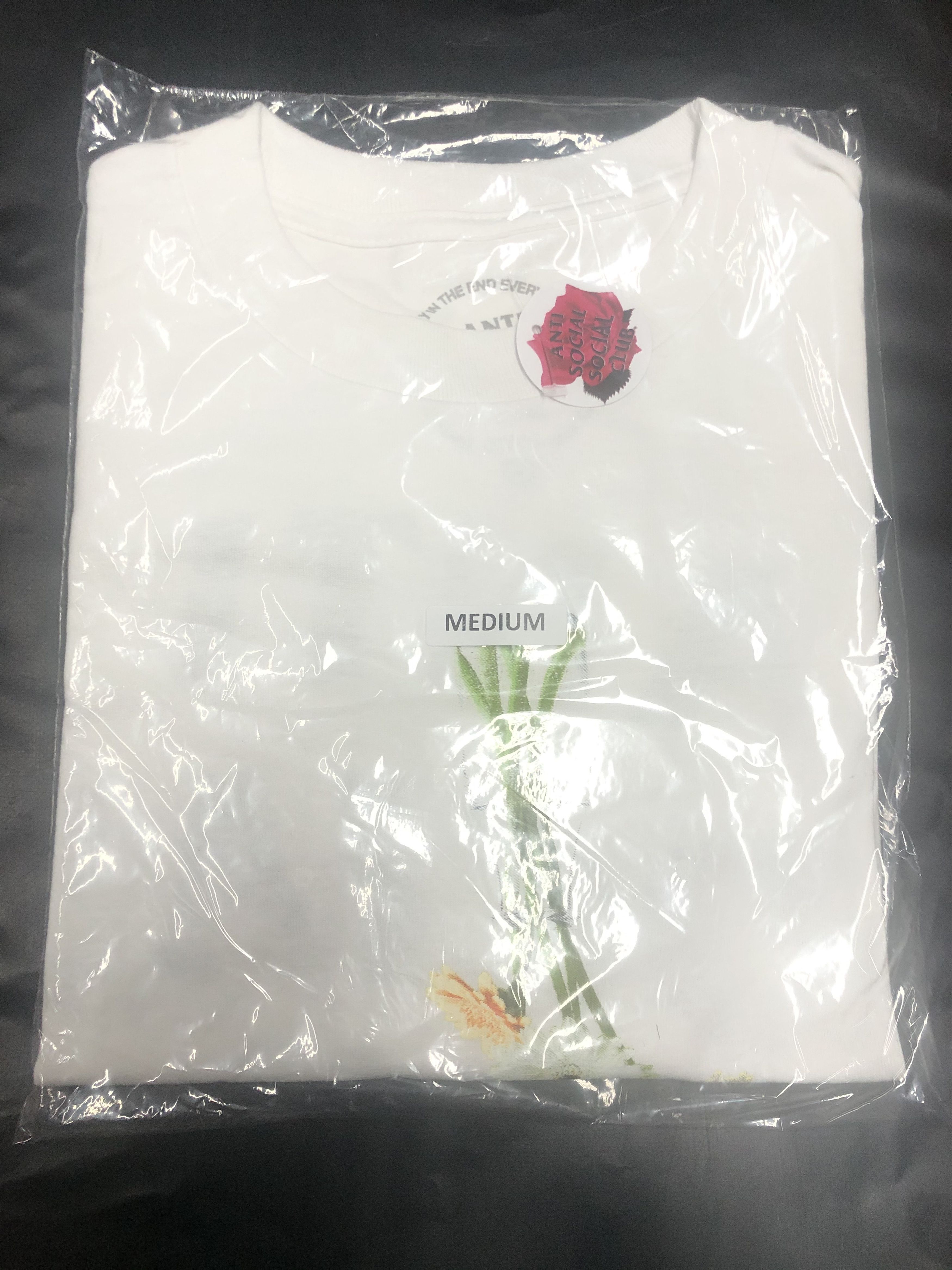 Anti Social Social Club DS SS21 Black ASSC flower Vase Hello Goodbye White Tee CPFM Size US M / EU 48-50 / 2 - 1 Thumbnail
