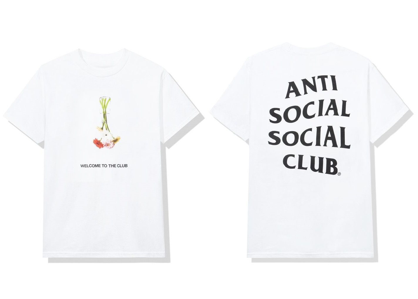 Anti Social Social Club DS SS21 Black ASSC flower Vase Hello Goodbye White Tee CPFM Size US M / EU 48-50 / 2 - 2 Thumbnail