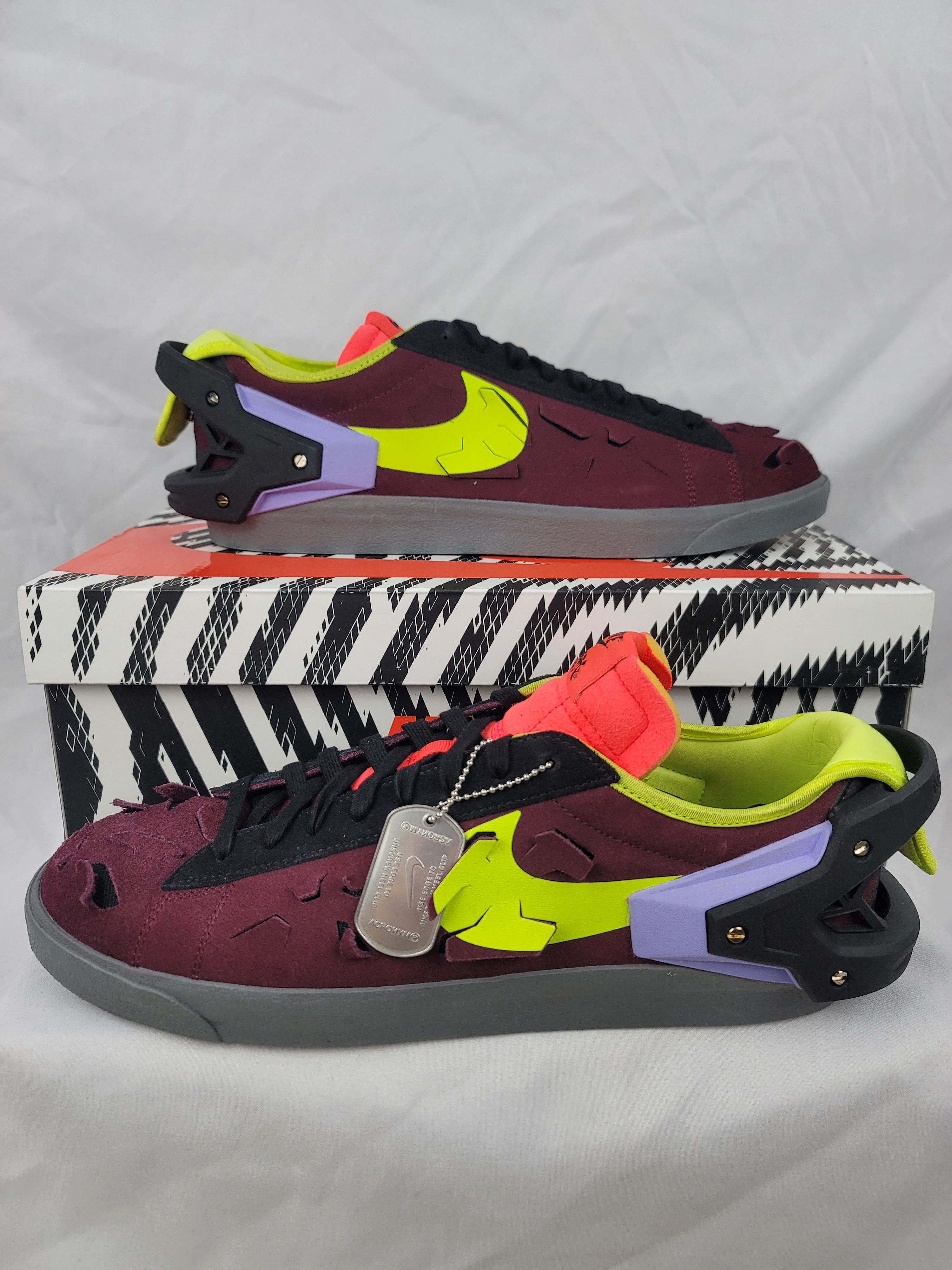 Acronym × Nike Nike x Acronym Blazer Low Night Maroon Men's Size 13 US Size US 13 / EU 46 - 2 Thumbnail