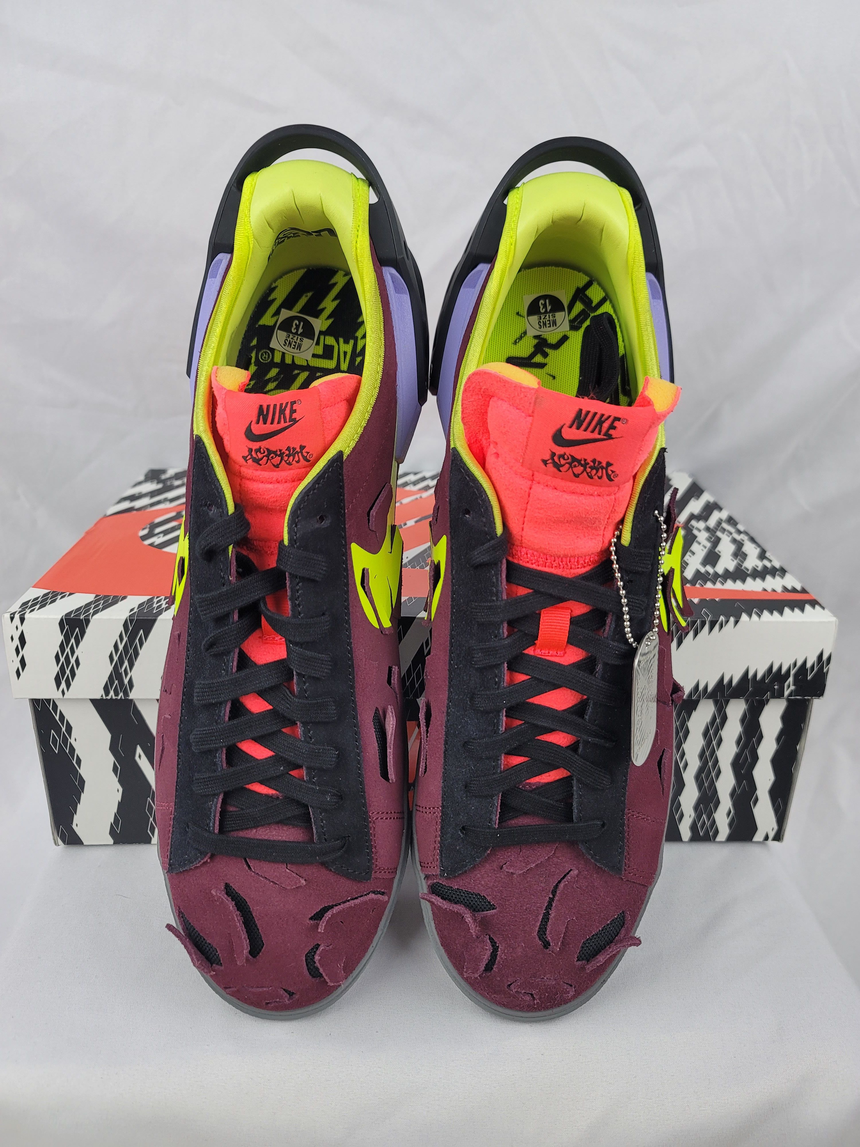 Acronym × Nike Nike x Acronym Blazer Low Night Maroon Men's Size 13 US Size US 13 / EU 46 - 4 Thumbnail
