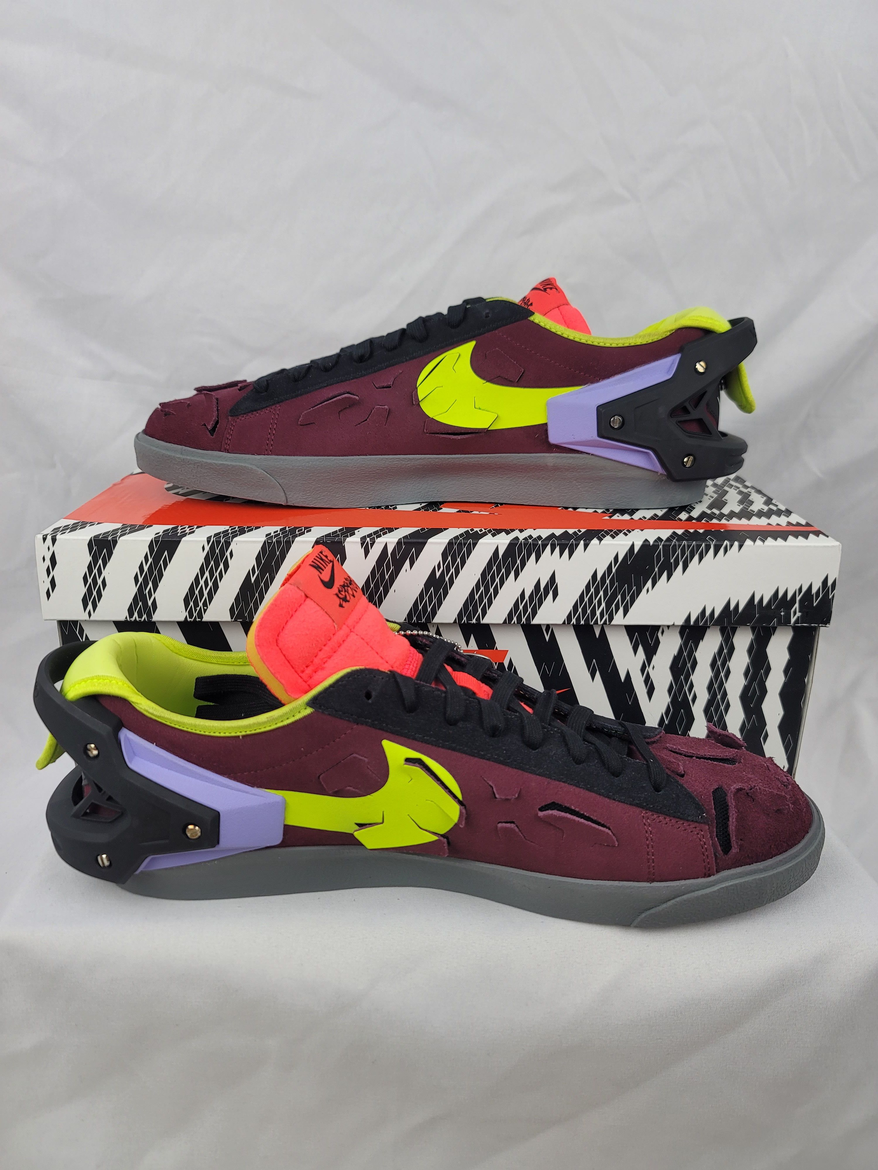 Acronym × Nike Nike x Acronym Blazer Low Night Maroon Men's Size 13 US Size US 13 / EU 46 - 3 Thumbnail