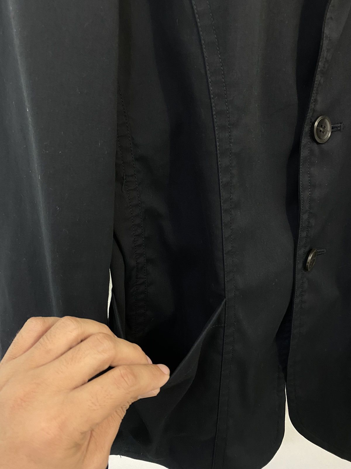 Jean Paul Gaultier Jean Paul Gaultier Black Fashion Jacket Design Size US M / EU 48-50 / 2 - 7 Thumbnail