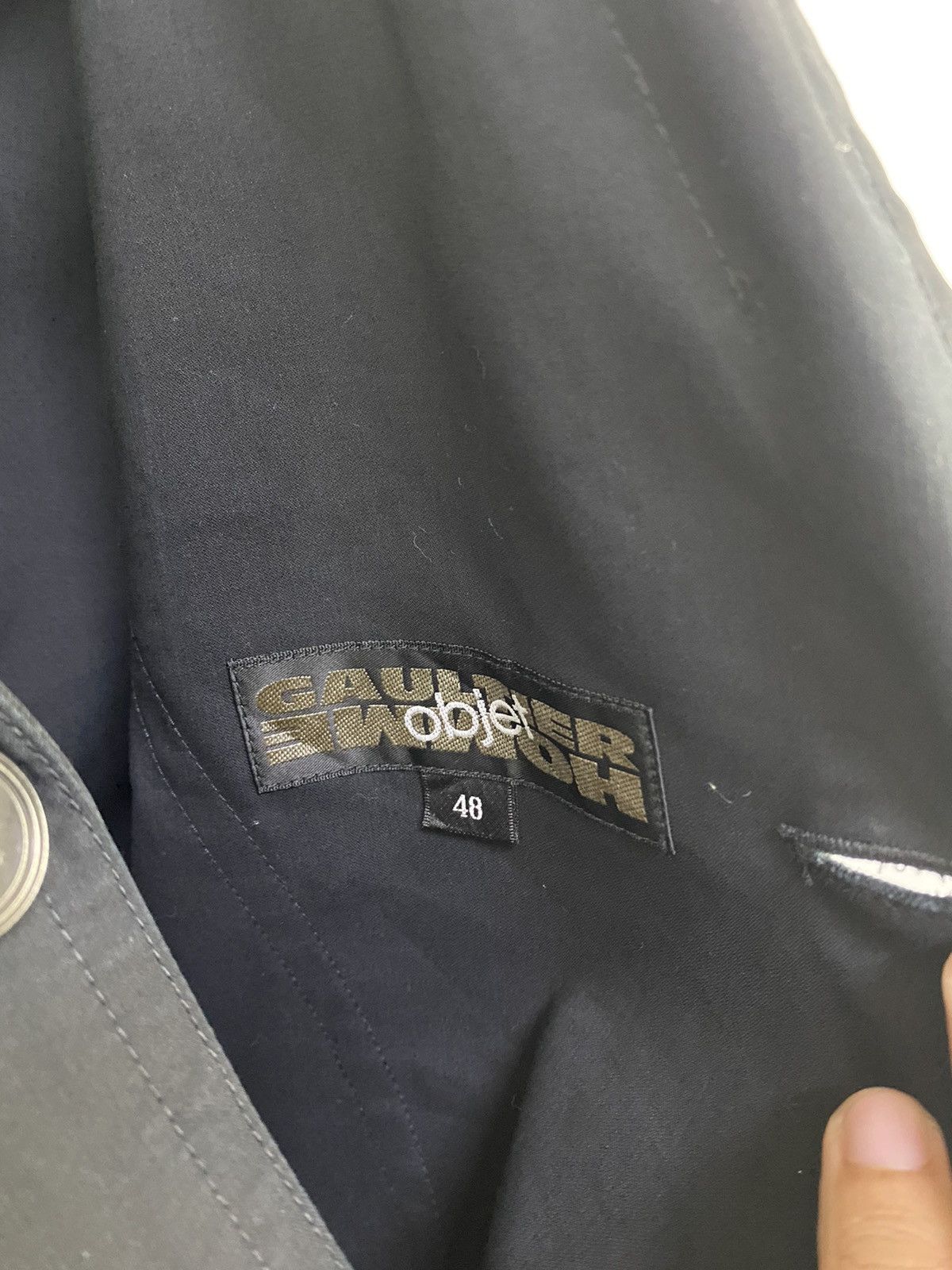 Jean Paul Gaultier Jean Paul Gaultier Black Fashion Jacket Design Size US M / EU 48-50 / 2 - 3 Thumbnail