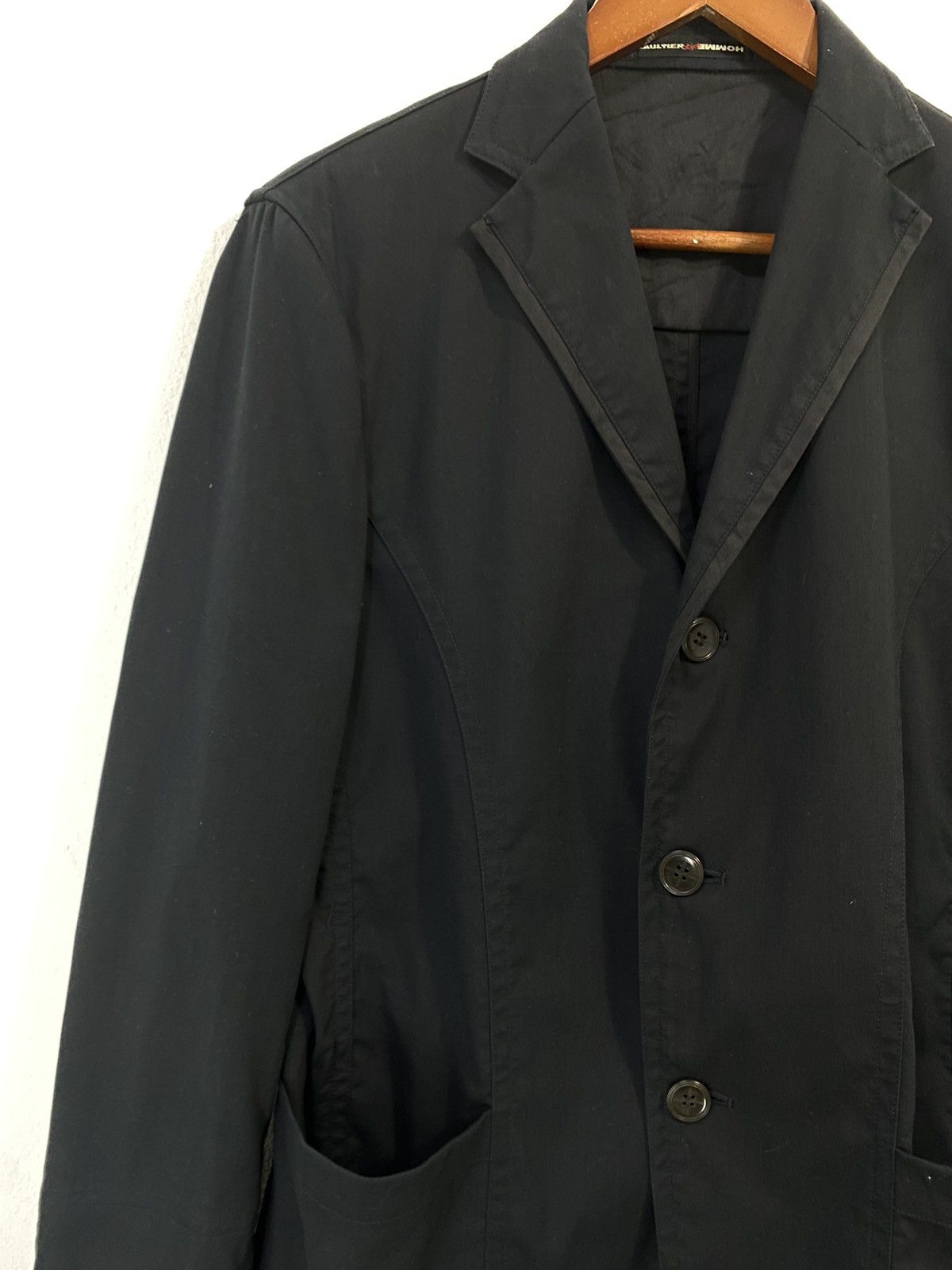Jean Paul Gaultier Jean Paul Gaultier Black Fashion Jacket Design Size US M / EU 48-50 / 2 - 6 Thumbnail