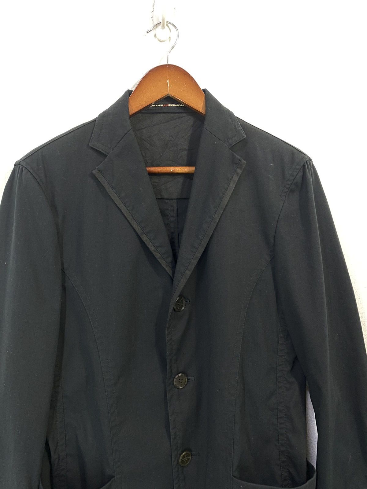 Jean Paul Gaultier Jean Paul Gaultier Black Fashion Jacket Design Size US M / EU 48-50 / 2 - 5 Thumbnail
