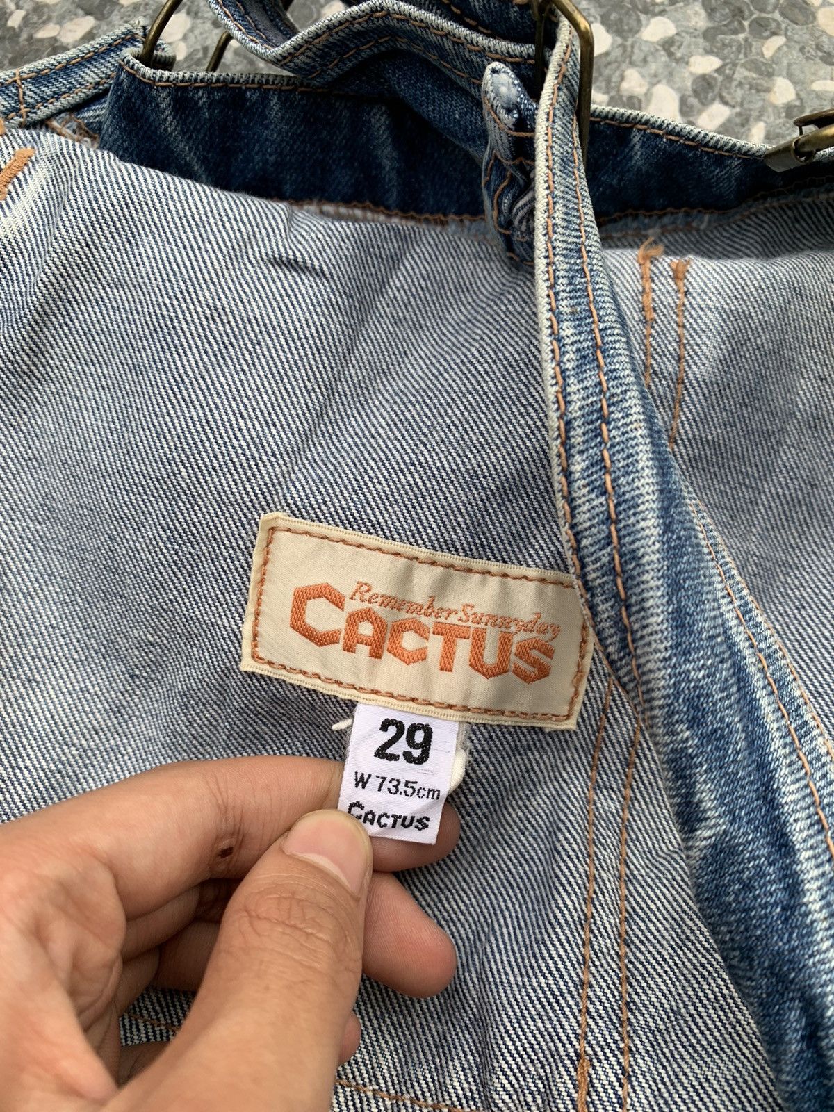 Japanese Brand × Vintage Vintage Cactus Overall Denim Size US 29 - 11 Thumbnail