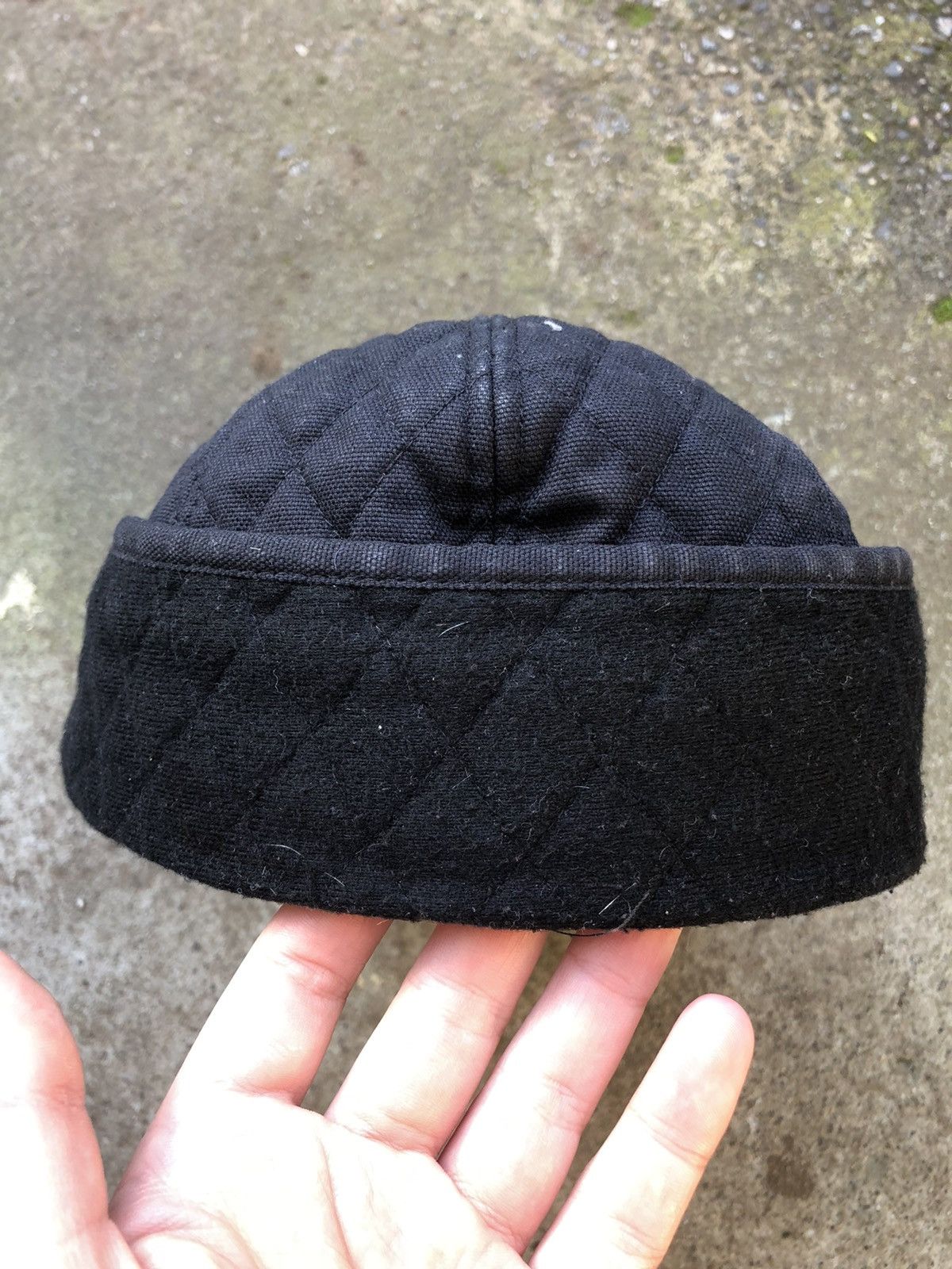 Carhartt Vintage faded quilted carhartt hunting ear flap 6 panel hat Size ONE SIZE - 5 Thumbnail
