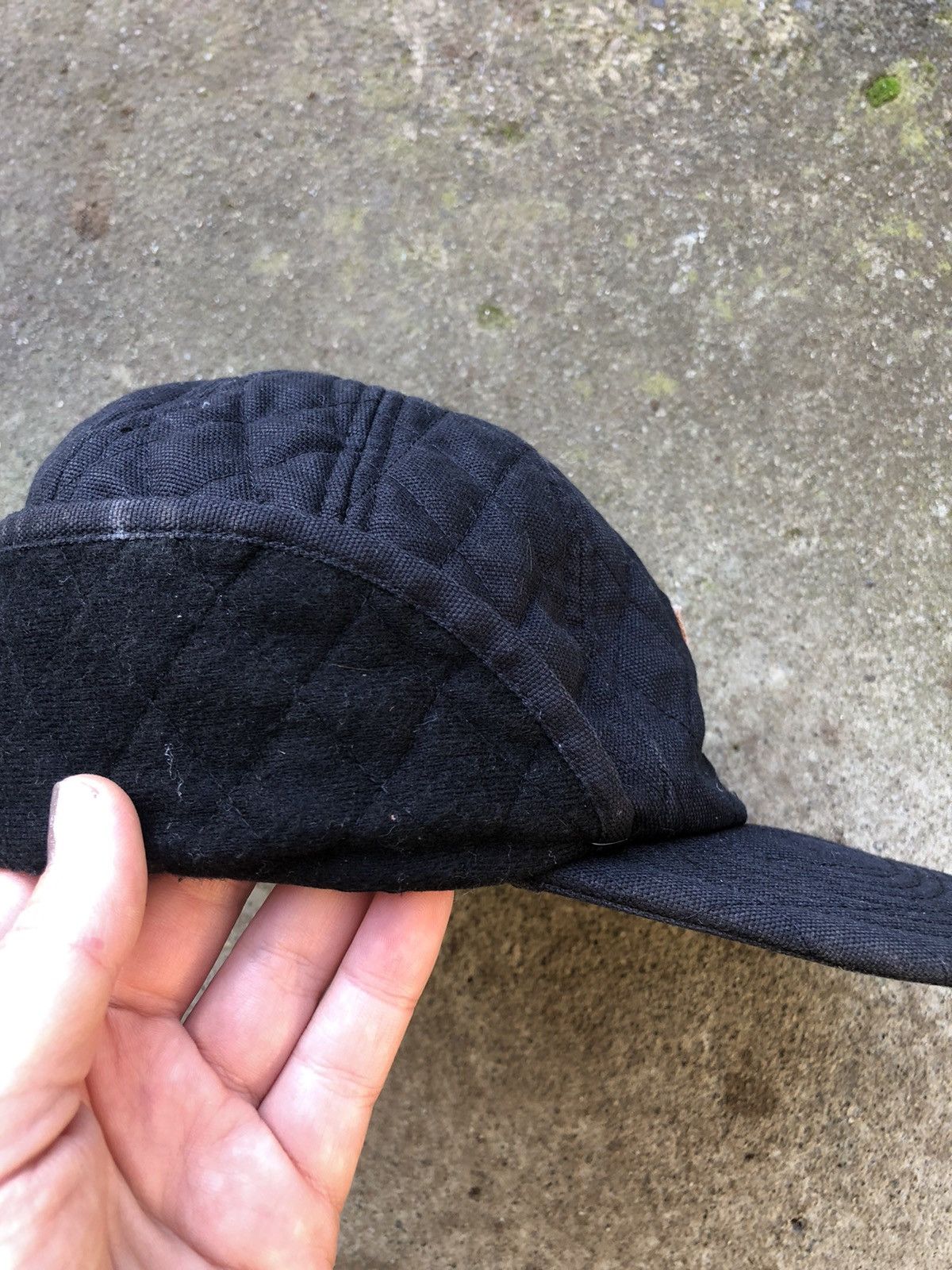 Carhartt Vintage faded quilted carhartt hunting ear flap 6 panel hat Size ONE SIZE - 4 Thumbnail