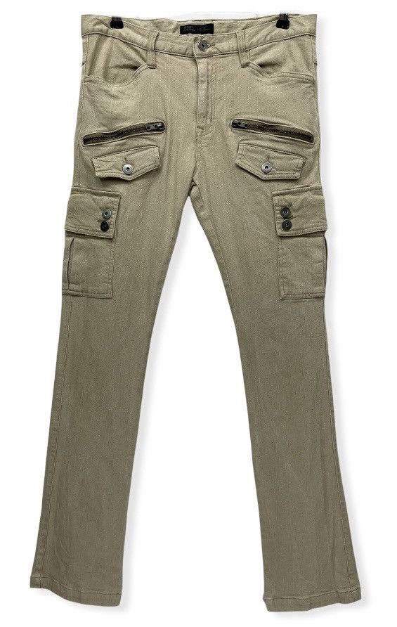 Japanese Brand × Vintage BIKE STAR Amazing 8 Pocket Stretch Skinny Cargo Pants Size US 31 - 2 Thumbnail