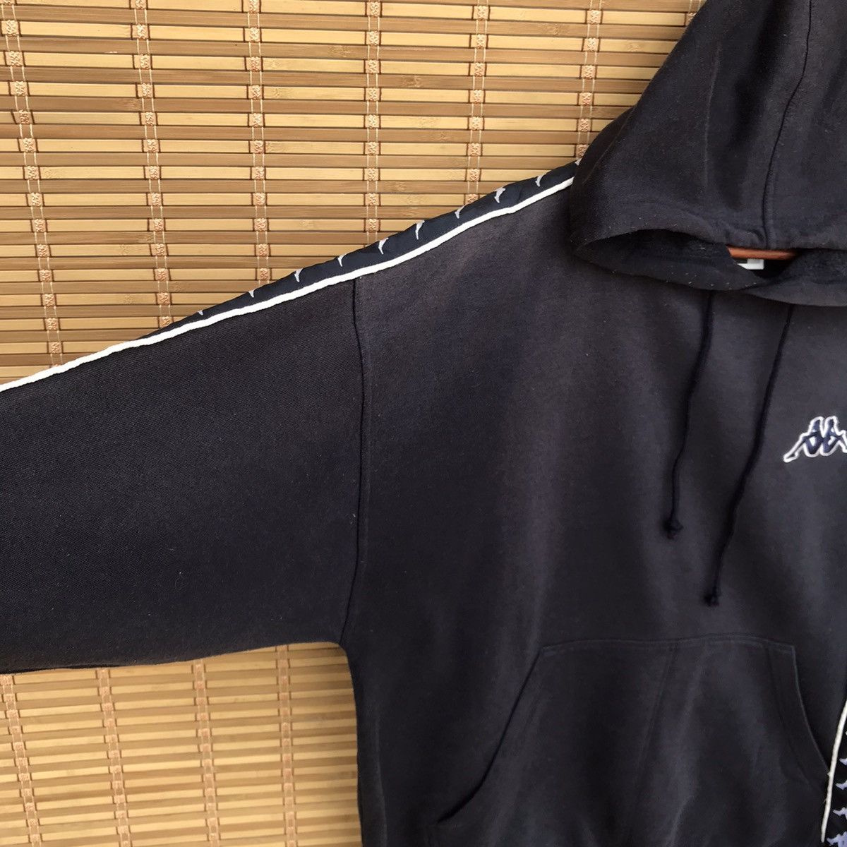 Kappa RARE Vintage KAPPA BAGGY Sidetape hoodie oversized Size US L / EU 52-54 / 3 - 5 Thumbnail