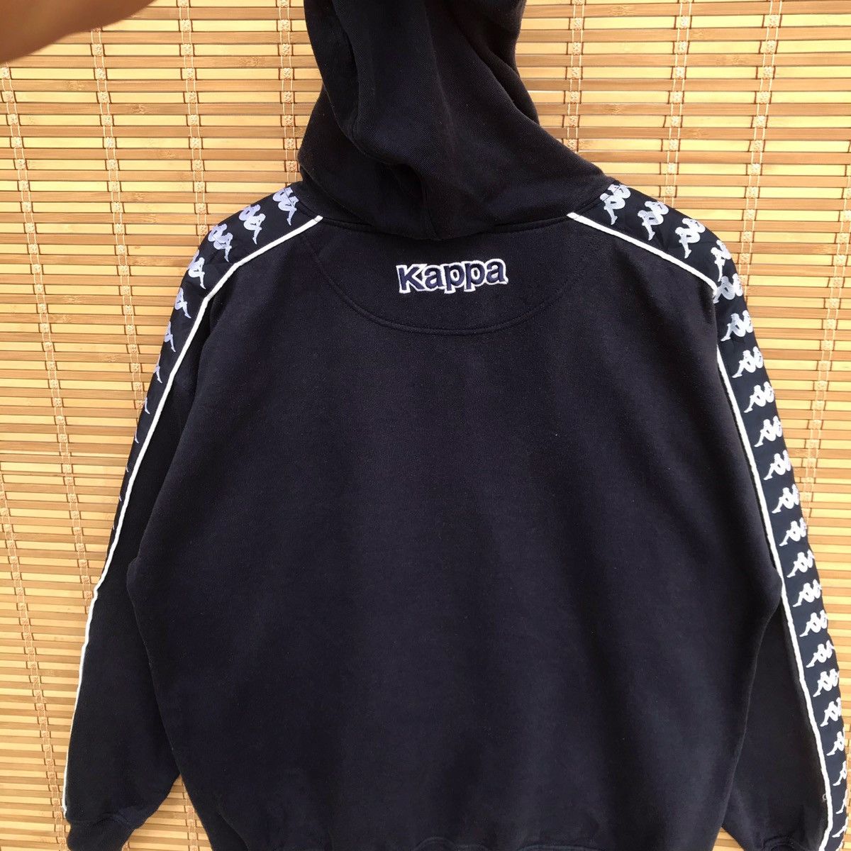 Kappa RARE Vintage KAPPA BAGGY Sidetape hoodie oversized Size US L / EU 52-54 / 3 - 7 Thumbnail