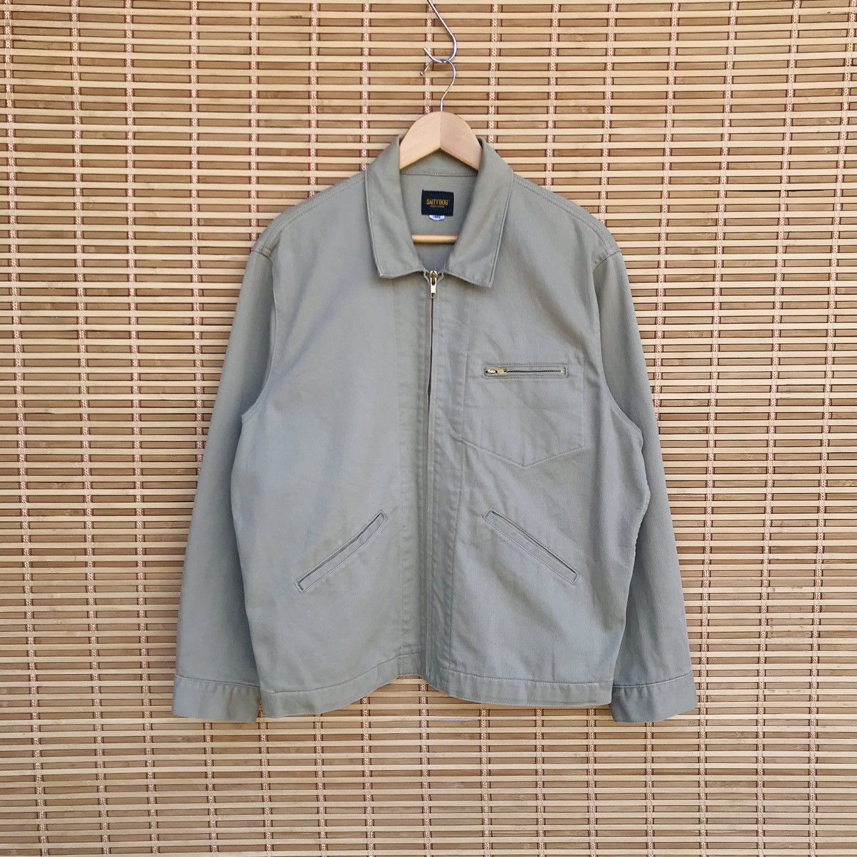 image of Workers Vintage Salty Dog Chore Duck Canvas Jacket in Brown, Men's (Size Large)
