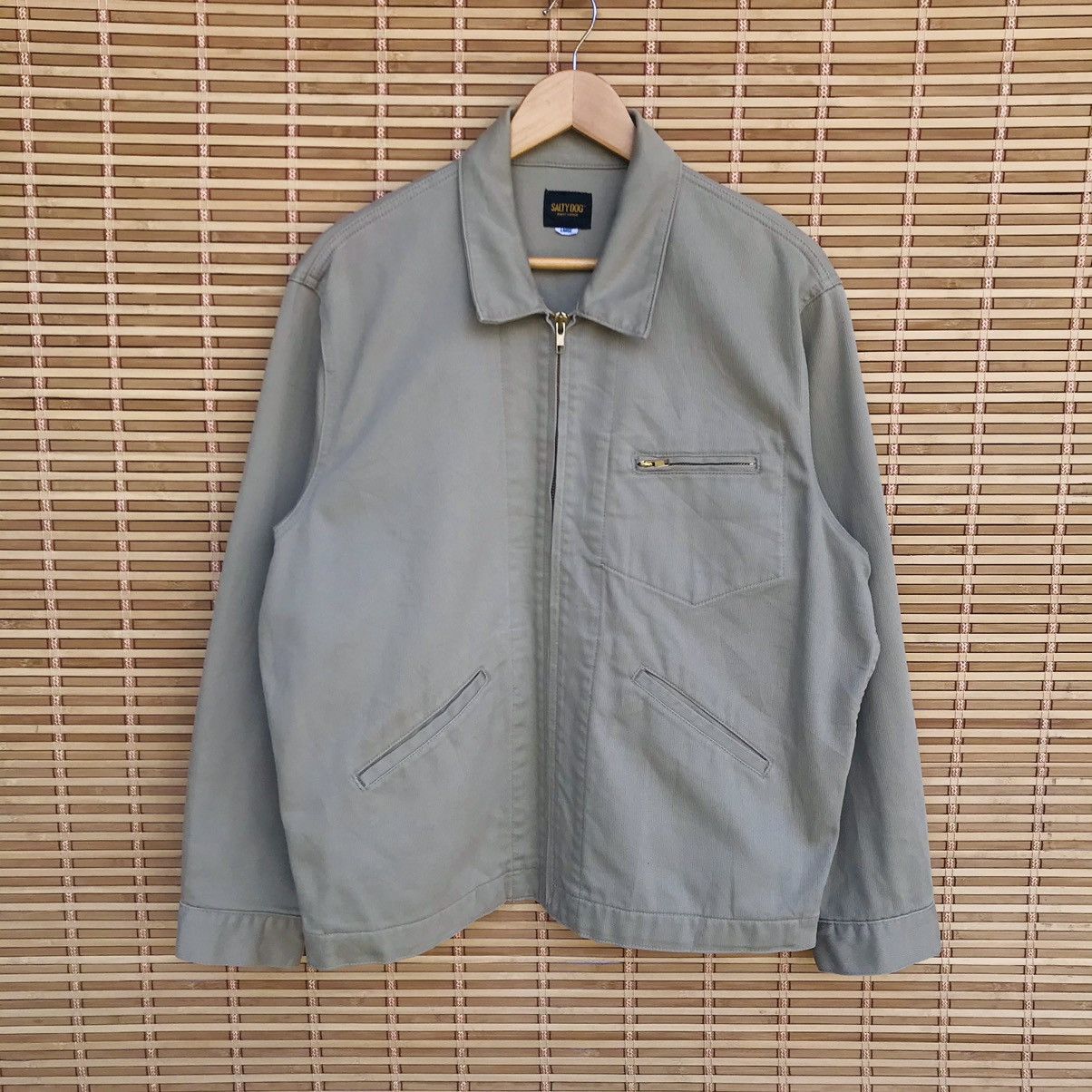 Japanese Brand Vintage Salty Dog DETROIT chore duck canvas jacket Size US L / EU 52-54 / 3 - 2 Thumbnail