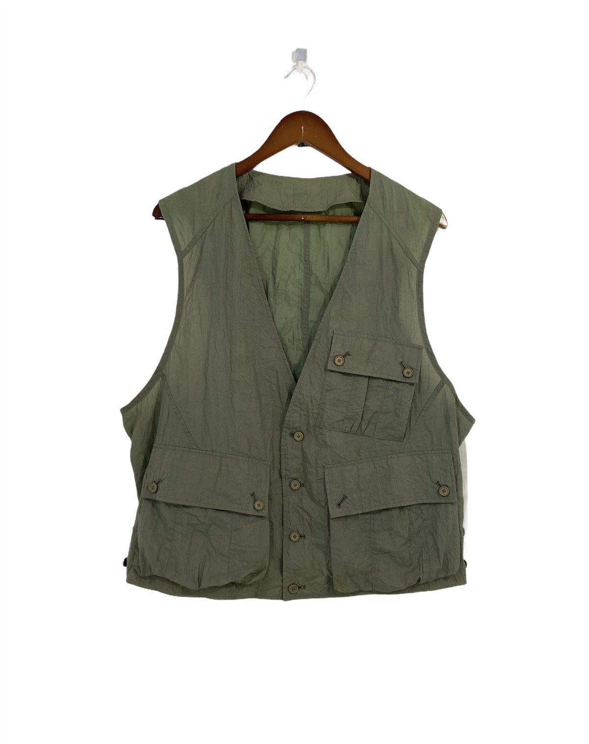 Yohji Yamamoto Yohji Yamamoto Y’s For Men Nylon Vest Military Design Size US M / EU 48-50 / 2 - 1 Thumbnail
