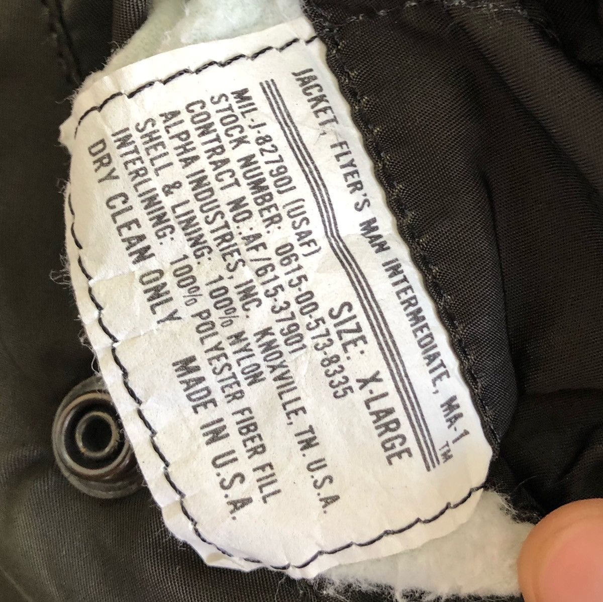 Alpha Industries MA-1 Alpha Industries Flying Bomber Jacket Size US XXL / EU 58 / 5 - 7 Thumbnail