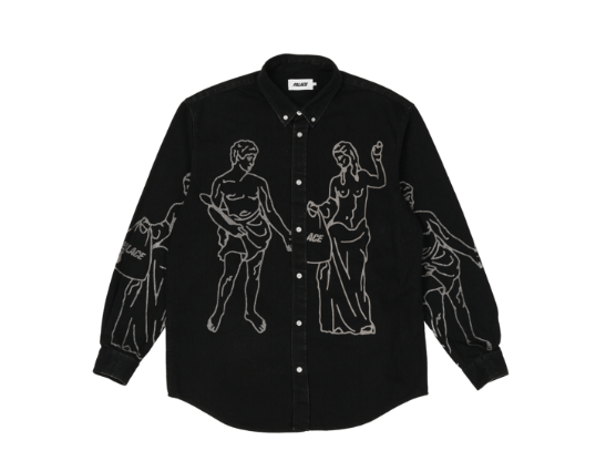 Palace Palace Londinium Shirt Black Size Large Size US L / EU 52-54 / 3 - 1 Thumbnail