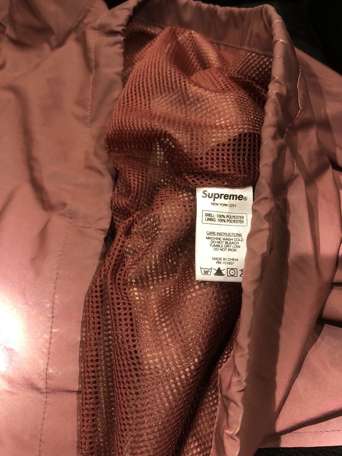 Supreme Supreme Reflective Half Zip Pullover - Red Size US L / EU 52-54 / 3 - 11 Thumbnail