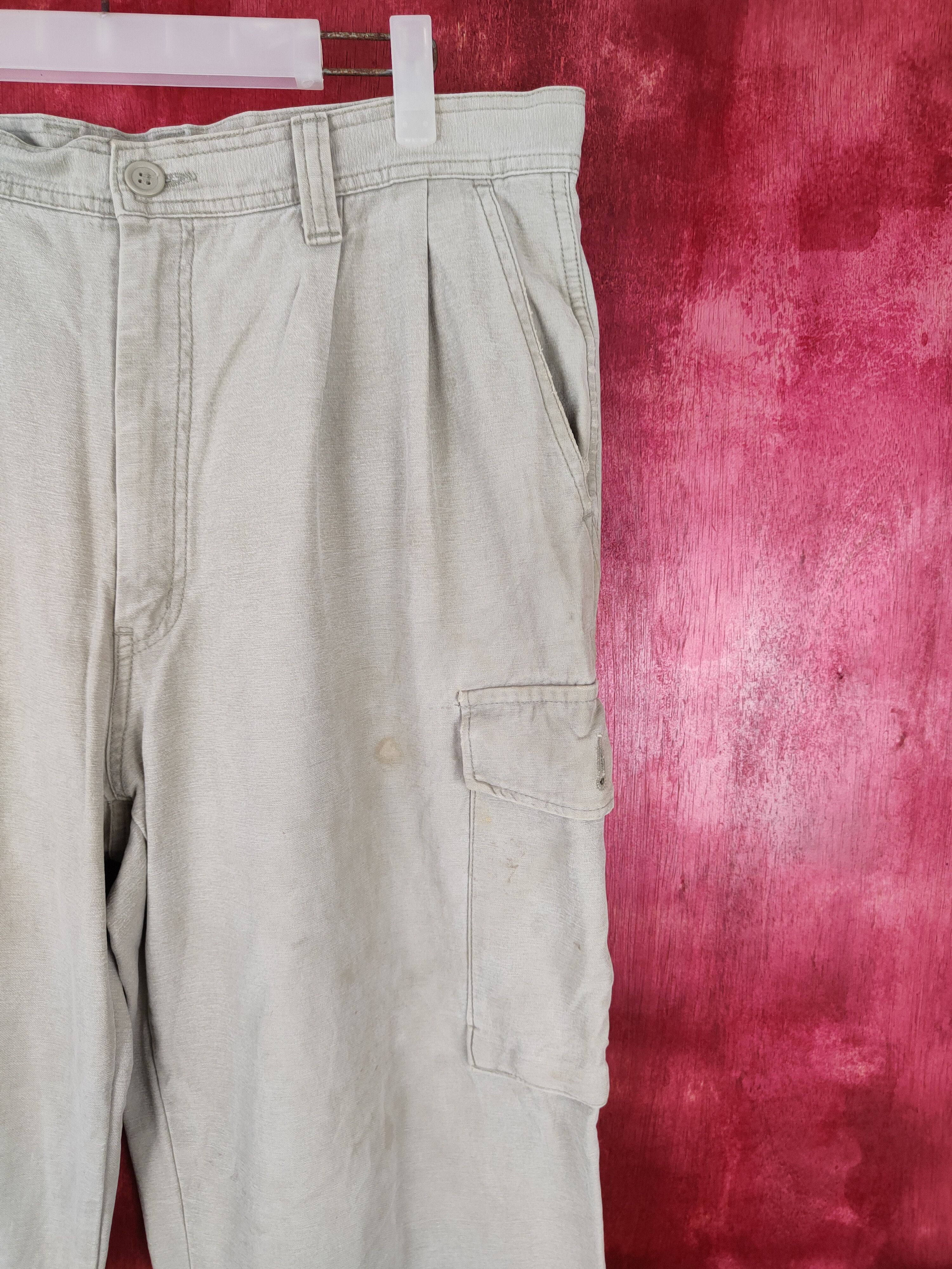 Japanese Brand × Vintage Spurtion Soft Green Multi Pocket Tactical Cargo Pants #S459 Size US 34 / EU 50 - 5 Thumbnail