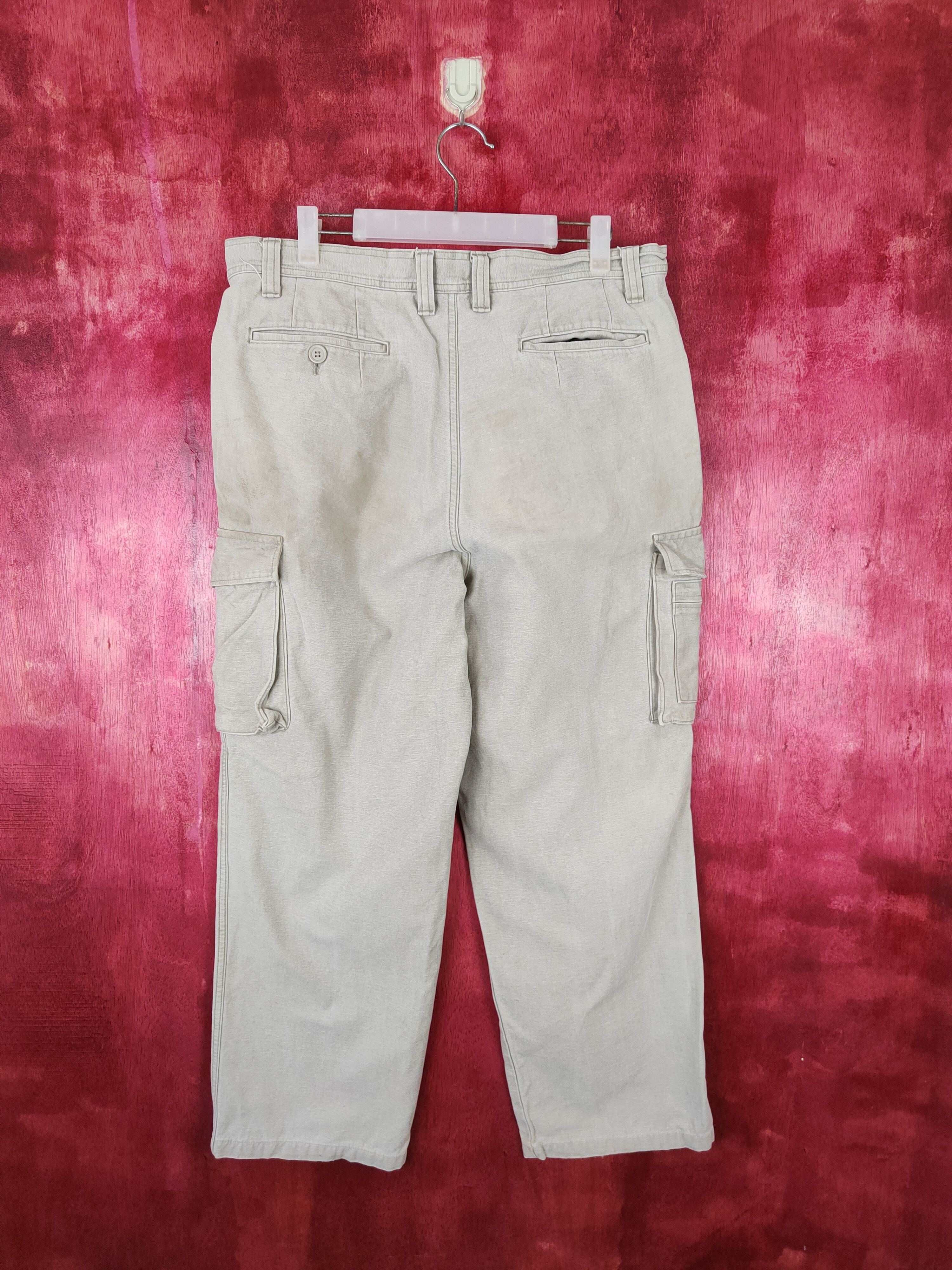 Japanese Brand × Vintage Spurtion Soft Green Multi Pocket Tactical Cargo Pants #S459 Size US 34 / EU 50 - 7 Thumbnail