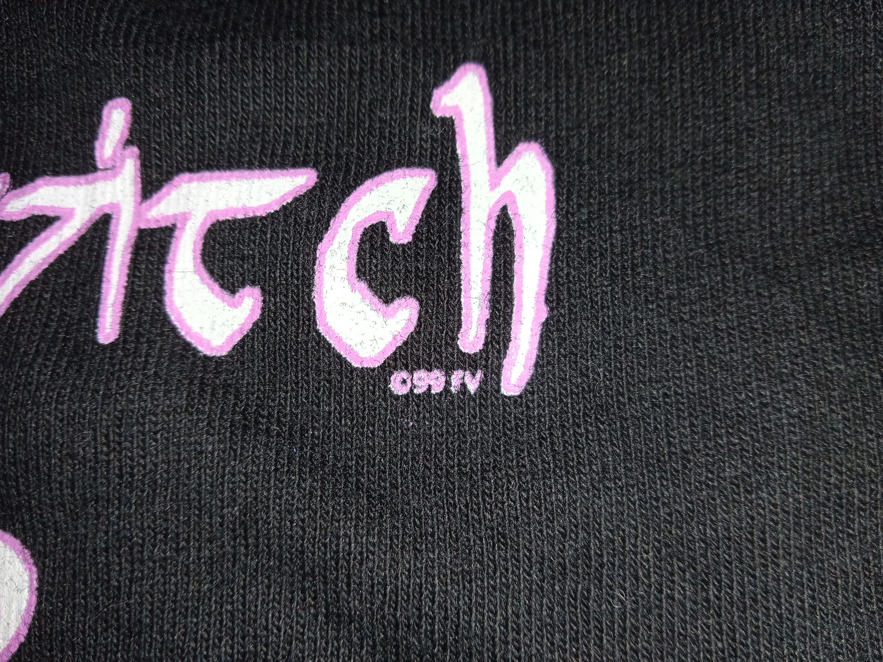 Vintage Vintage 00s Witch Wording Statement T Shirt Size US M / EU 48-50 / 2 - 3 Thumbnail