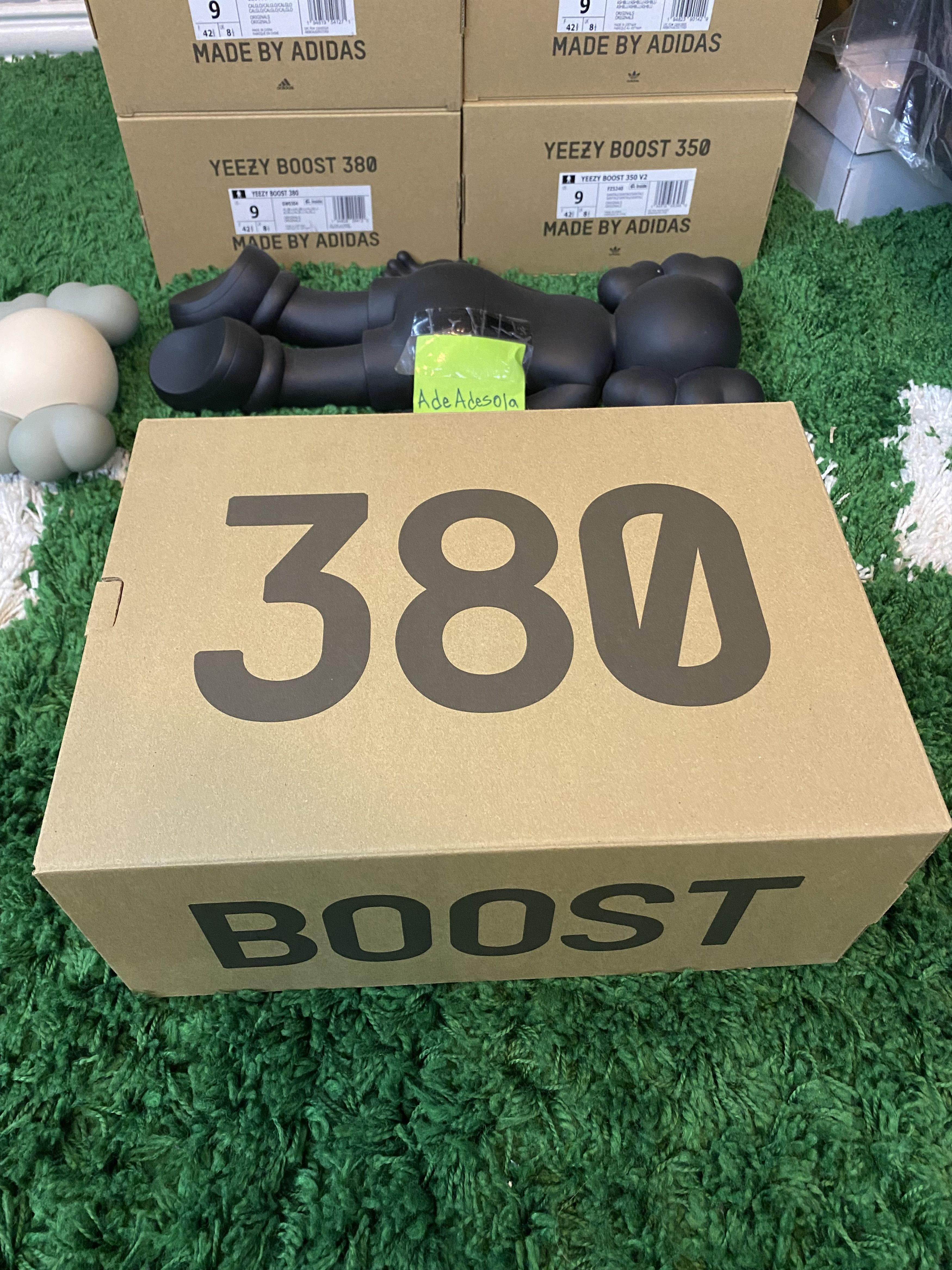 Adidas × Kanye West Yeezy Boost 380 - Onyx - FZ1270 Size US 9 / EU 42 - 9 Thumbnail