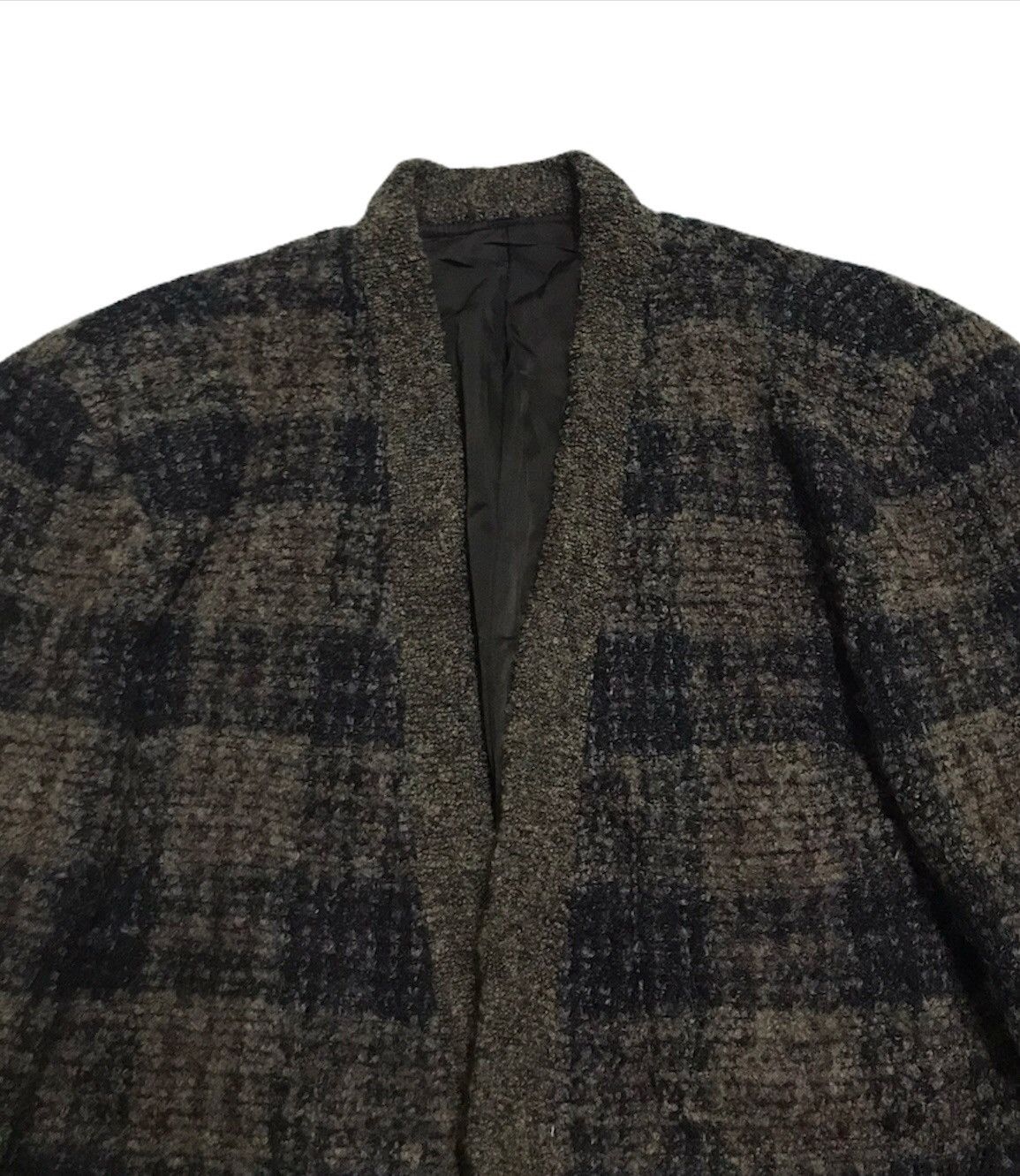Issey Miyake 🔥Archived🔥 Issey Miyake mohair tartan coat Size US M / EU 48-50 / 2 - 5 Thumbnail