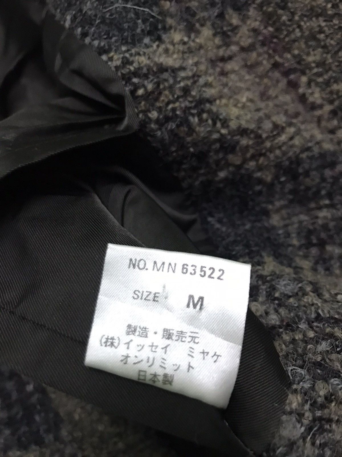 Issey Miyake 🔥Archived🔥 Issey Miyake mohair tartan coat Size US M / EU 48-50 / 2 - 8 Thumbnail
