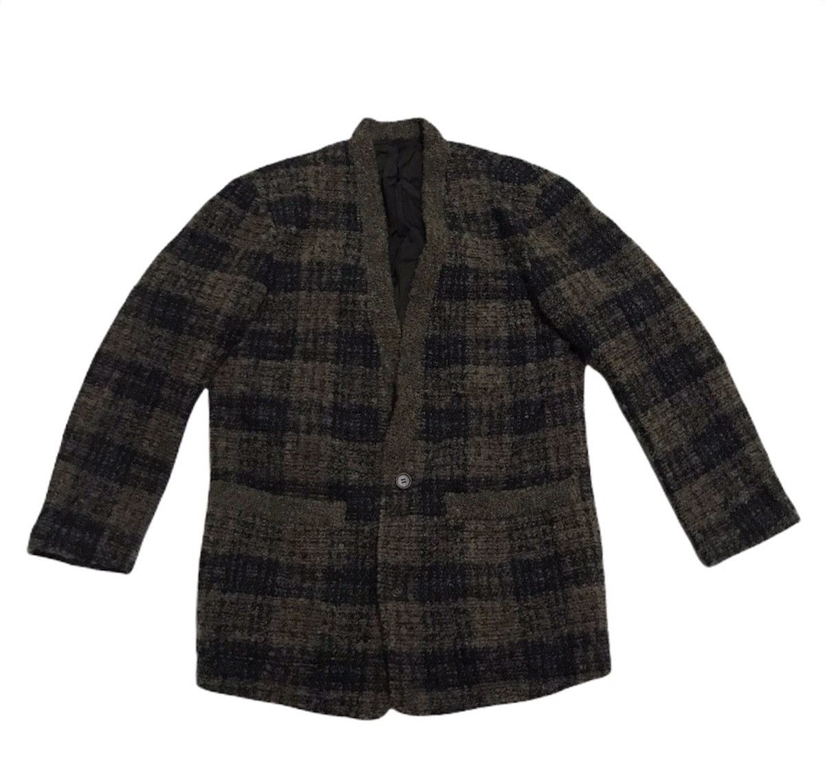 Issey Miyake 🔥Archived🔥 Issey Miyake mohair tartan coat Size US M / EU 48-50 / 2 - 3 Thumbnail