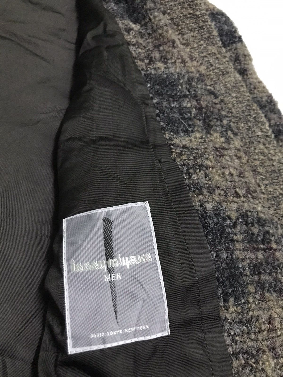 Issey Miyake 🔥Archived🔥 Issey Miyake mohair tartan coat Size US M / EU 48-50 / 2 - 9 Thumbnail