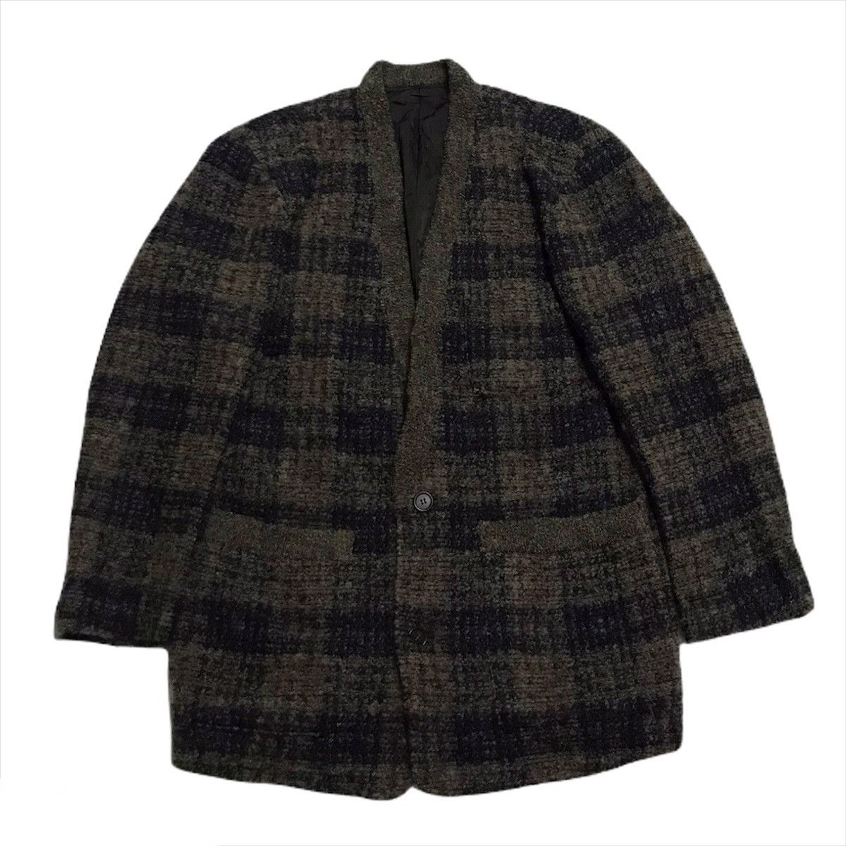 Issey Miyake 🔥Archived🔥 Issey Miyake mohair tartan coat Size US M / EU 48-50 / 2 - 6 Thumbnail