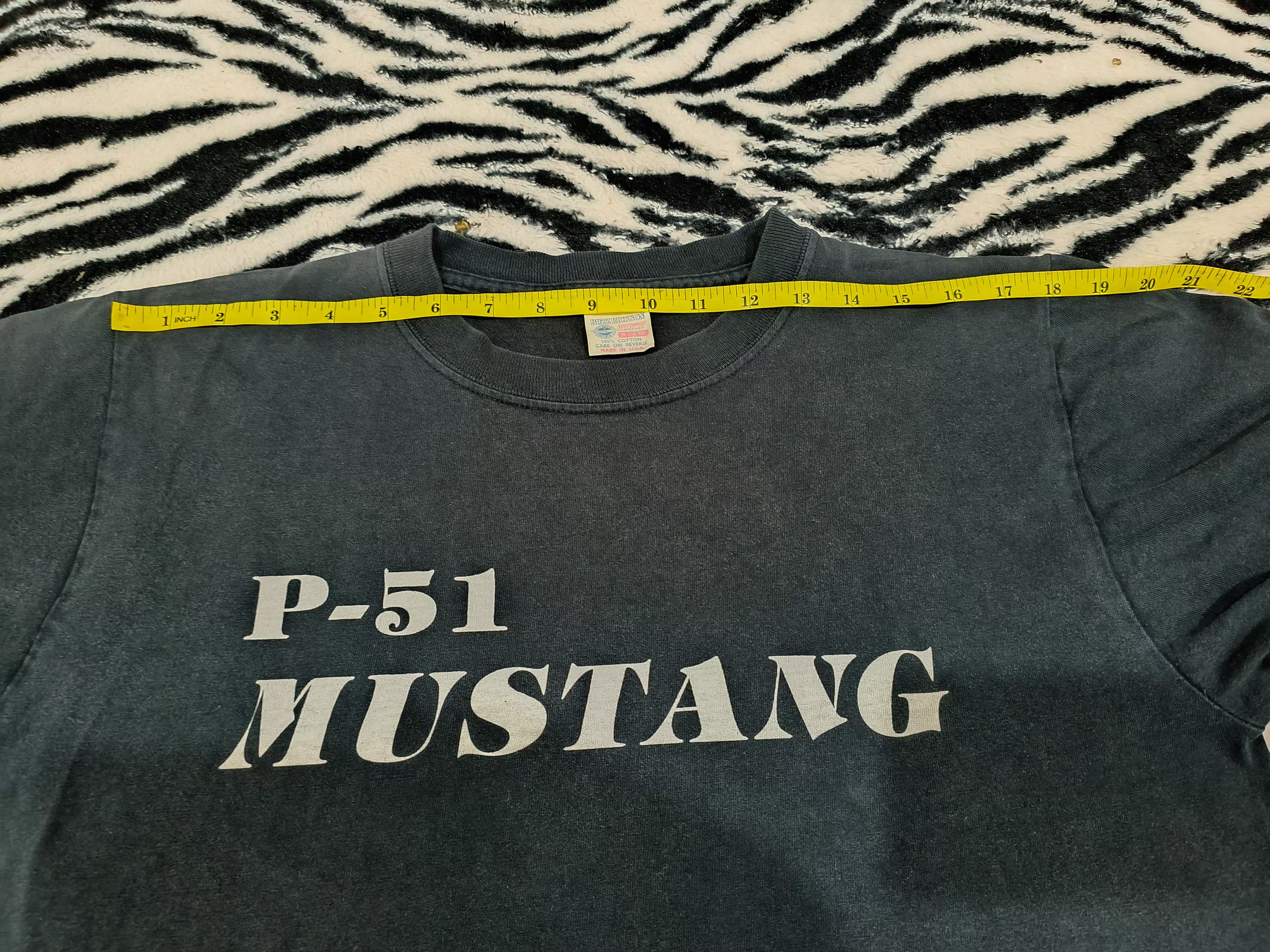 Buzz Rickson's Vintage Buzz Rickson's P-51 MUSTANG t-shirt Size US M / EU 48-50 / 2 - 9 Thumbnail