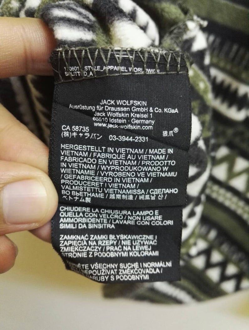Jack Wolfskin Rare Jack Wolfskin Synchilla Fleece Full Printed (Code18) Size US L / EU 52-54 / 3 - 9 Thumbnail