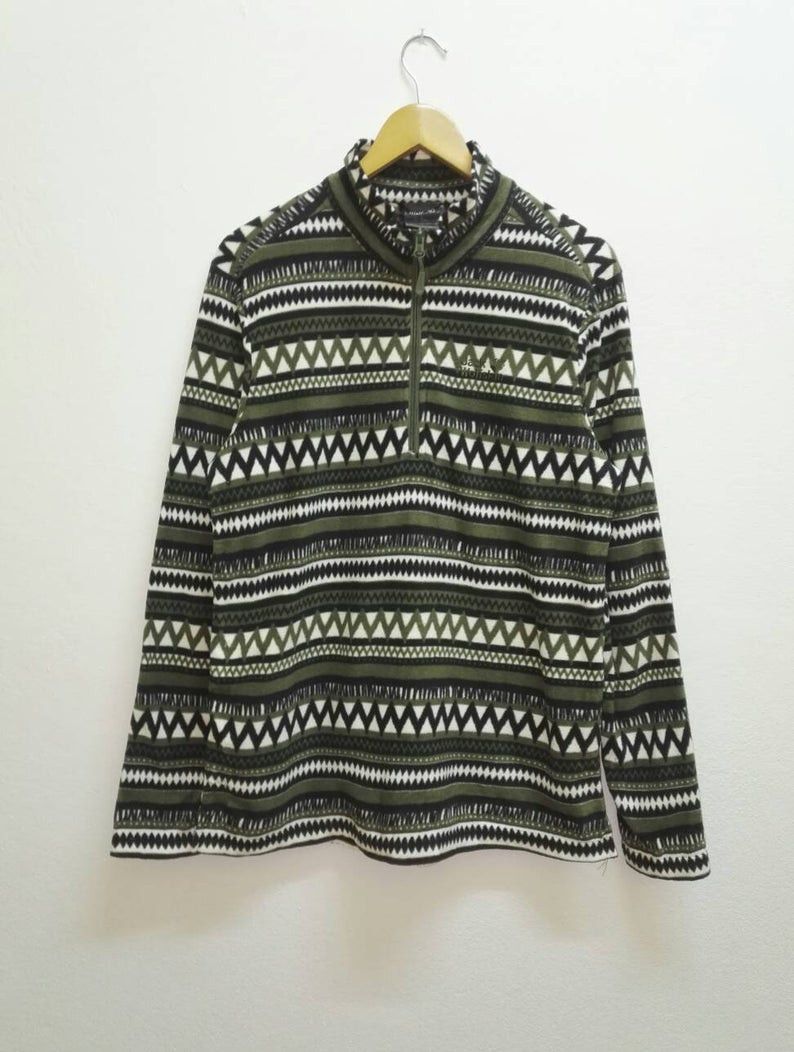 Jack Wolfskin Rare Jack Wolfskin Synchilla Fleece Full Printed (Code18) Size US L / EU 52-54 / 3 - 1 Thumbnail