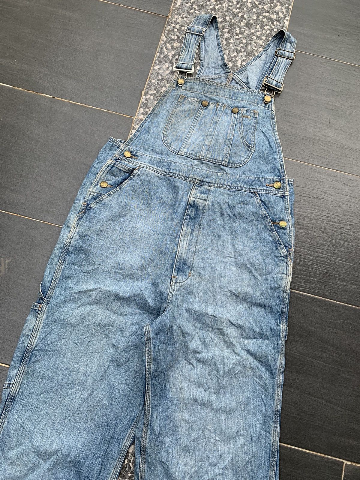 Edwin Vintage Edwin Overall Denim Size US 35 - 2 Thumbnail