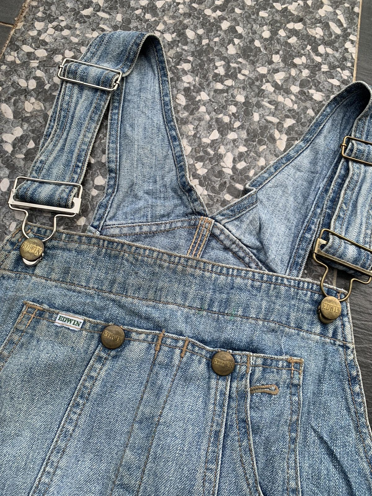 Edwin Vintage Edwin Overall Denim Size US 35 - 4 Thumbnail