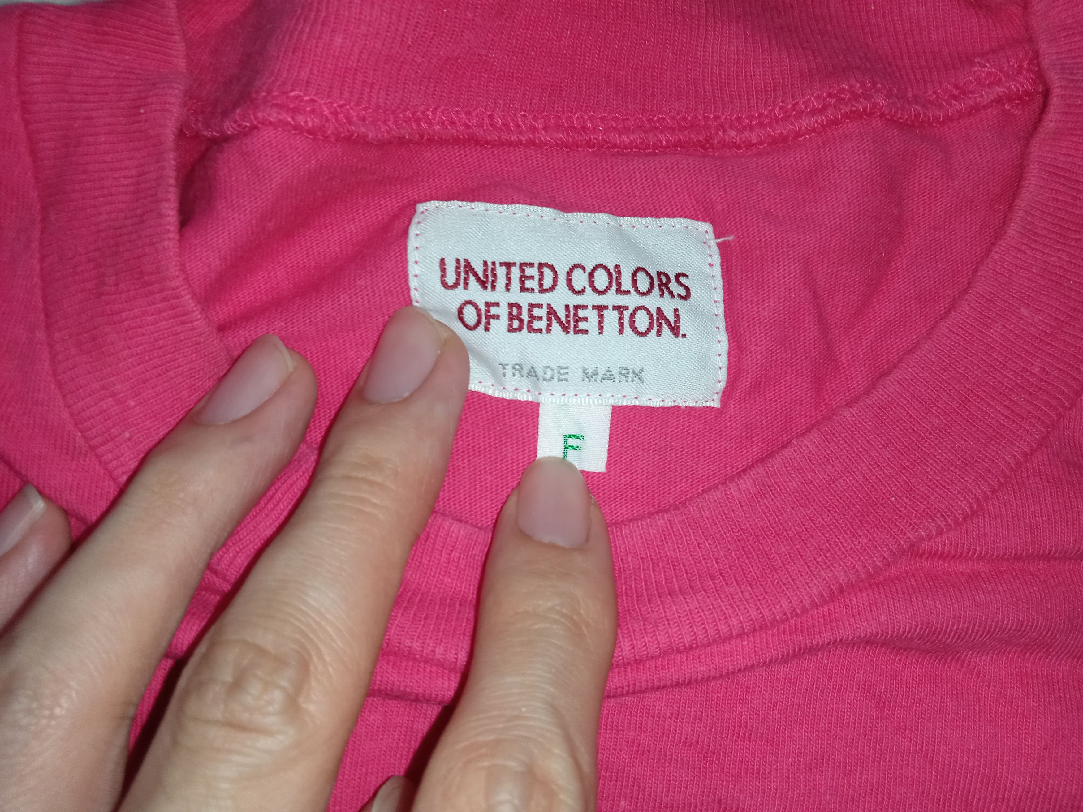 Vintage Vintage 90s Benetton United People Shirt Size US L / EU 52-54 / 3 - 2 Thumbnail