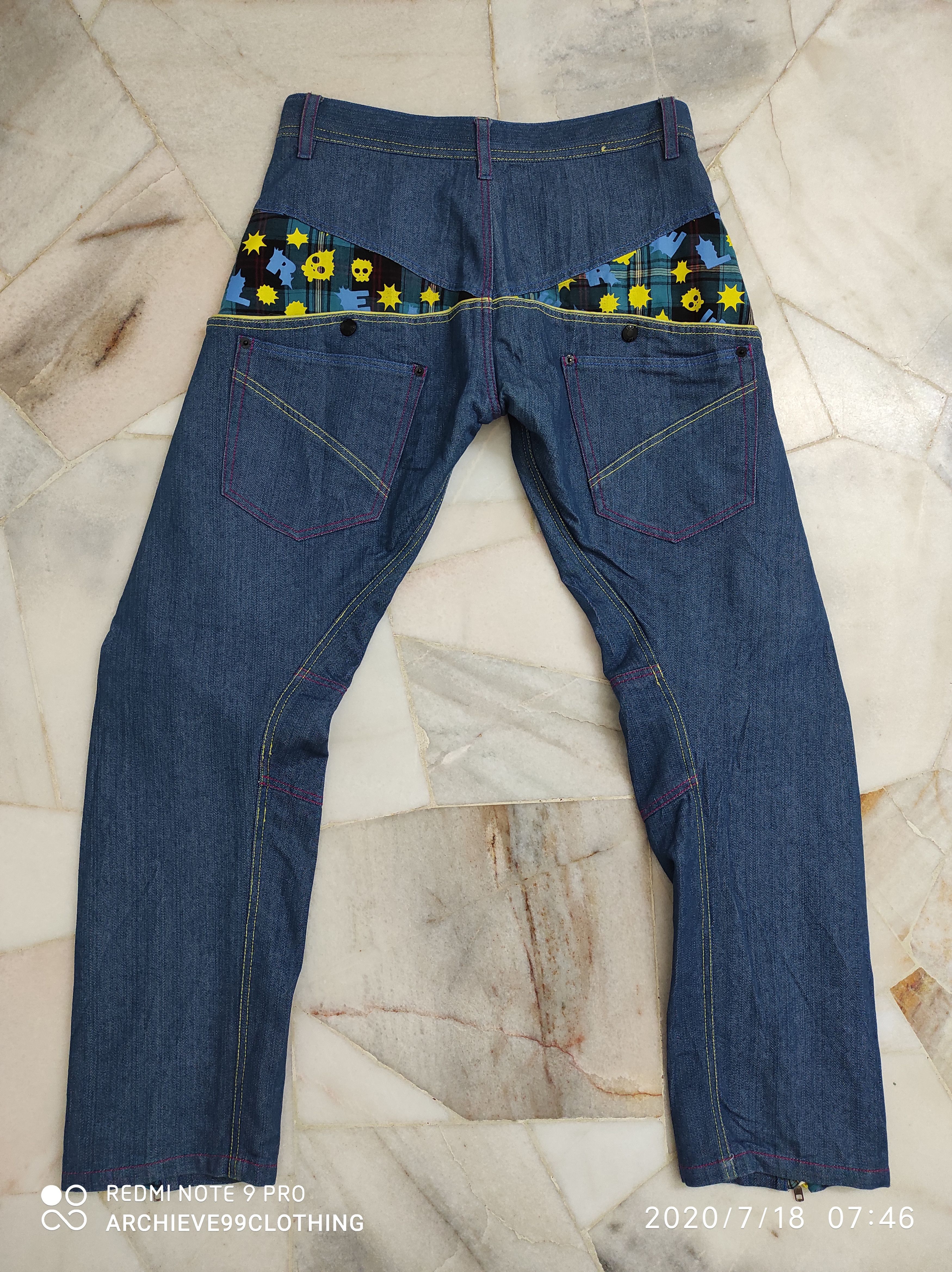 Other Biker denim style punk trousers Size US 30 / EU 46 - 2 Thumbnail