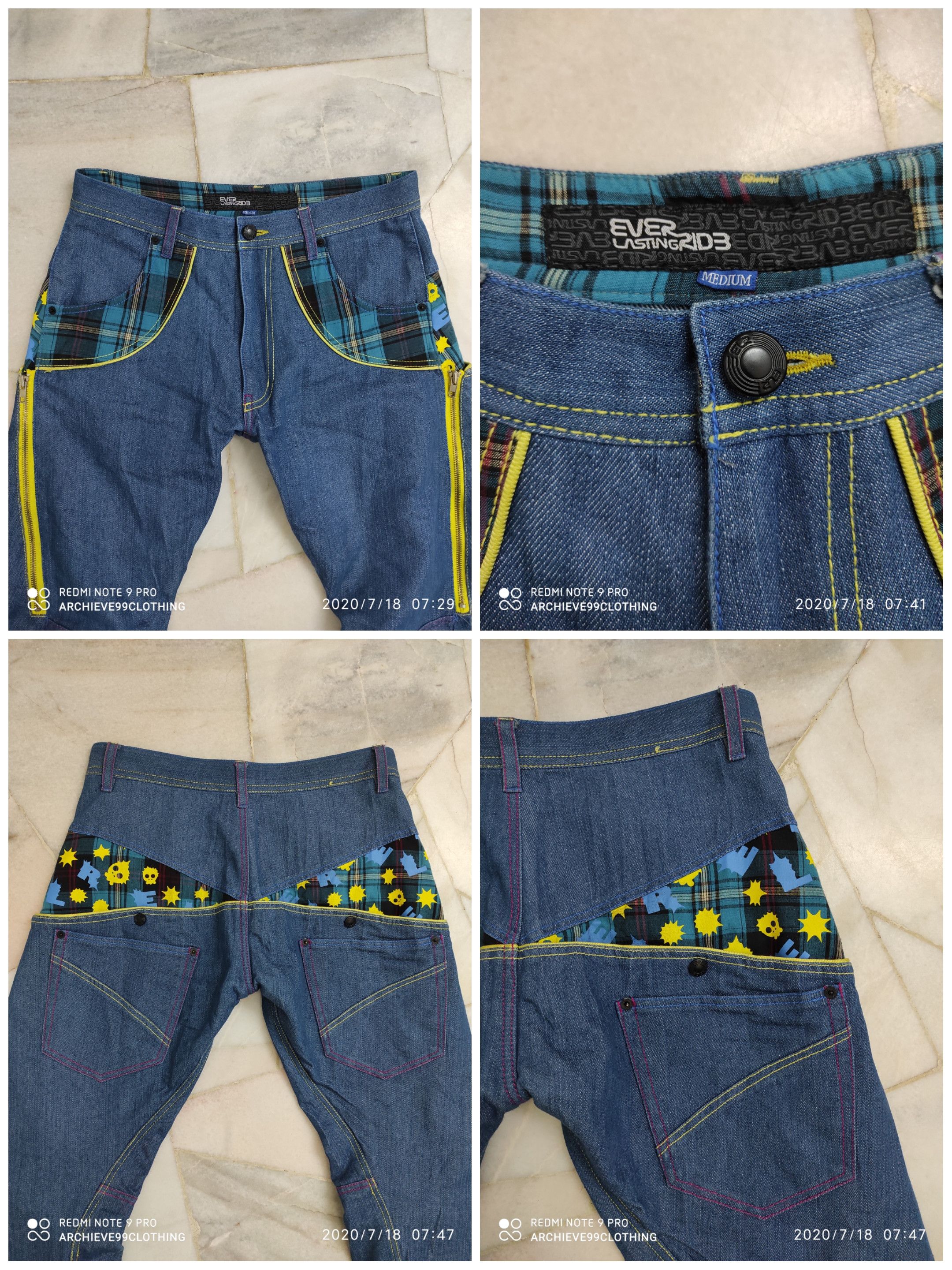 Other Biker denim style punk trousers Size US 30 / EU 46 - 7 Thumbnail