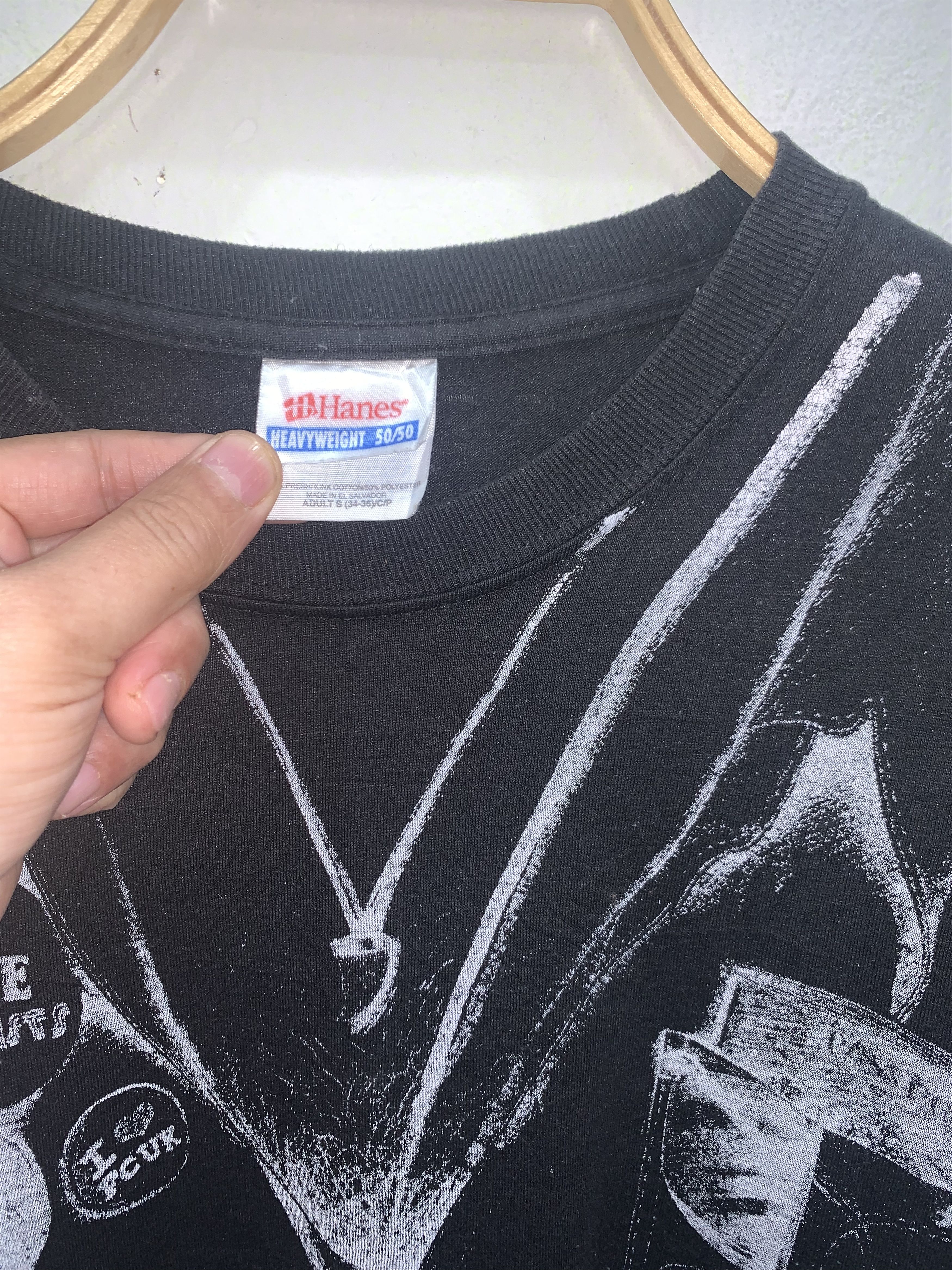 Band Tees Vintage 1990s THE FREEZE Punk Rock Band Shirt Size US S / EU 44-46 / 1 - 2 Thumbnail