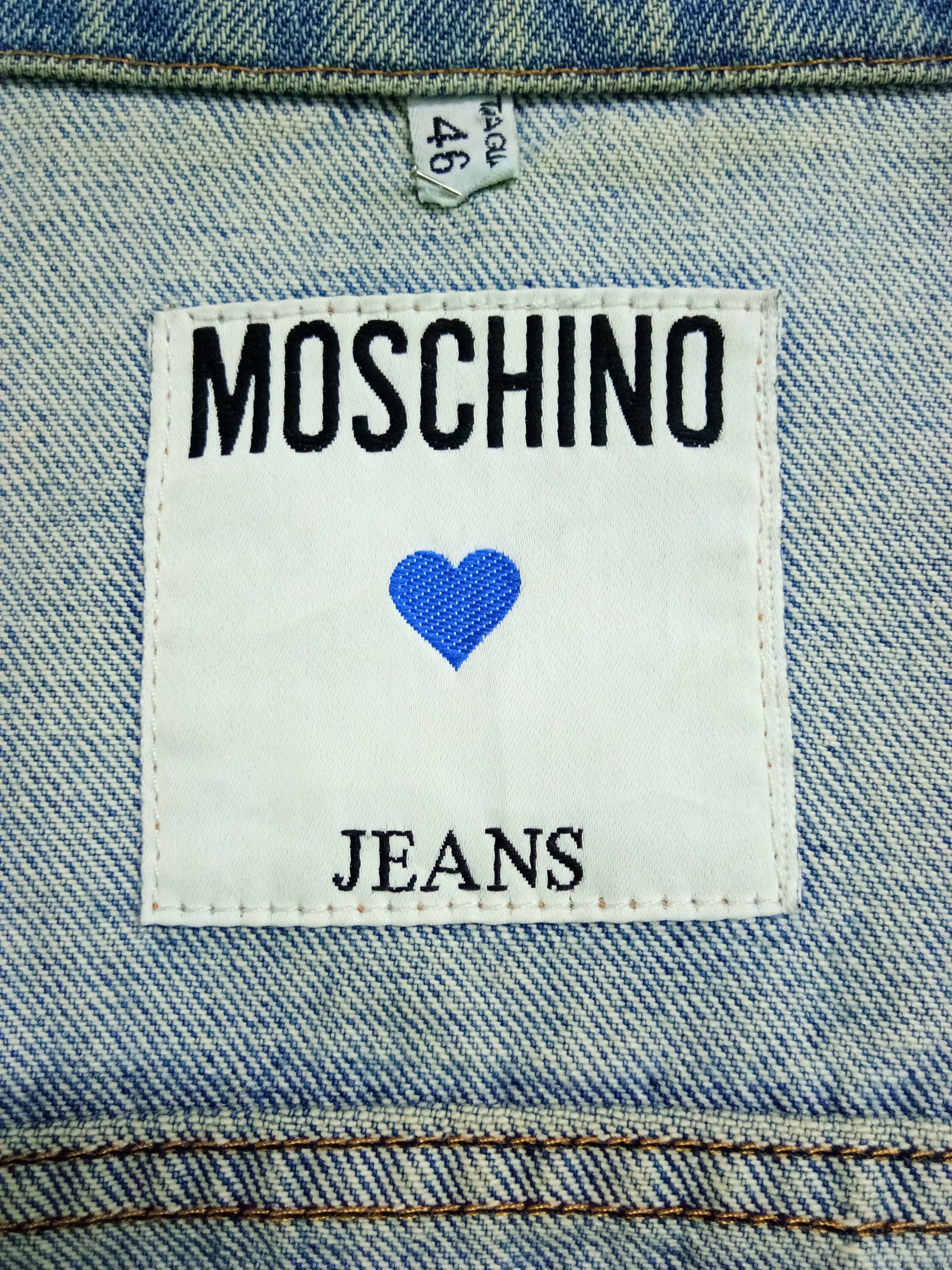 Moschino archive Moschino Jeans Made In Italy truckers Size US S / EU 44-46 / 1 - 3 Thumbnail