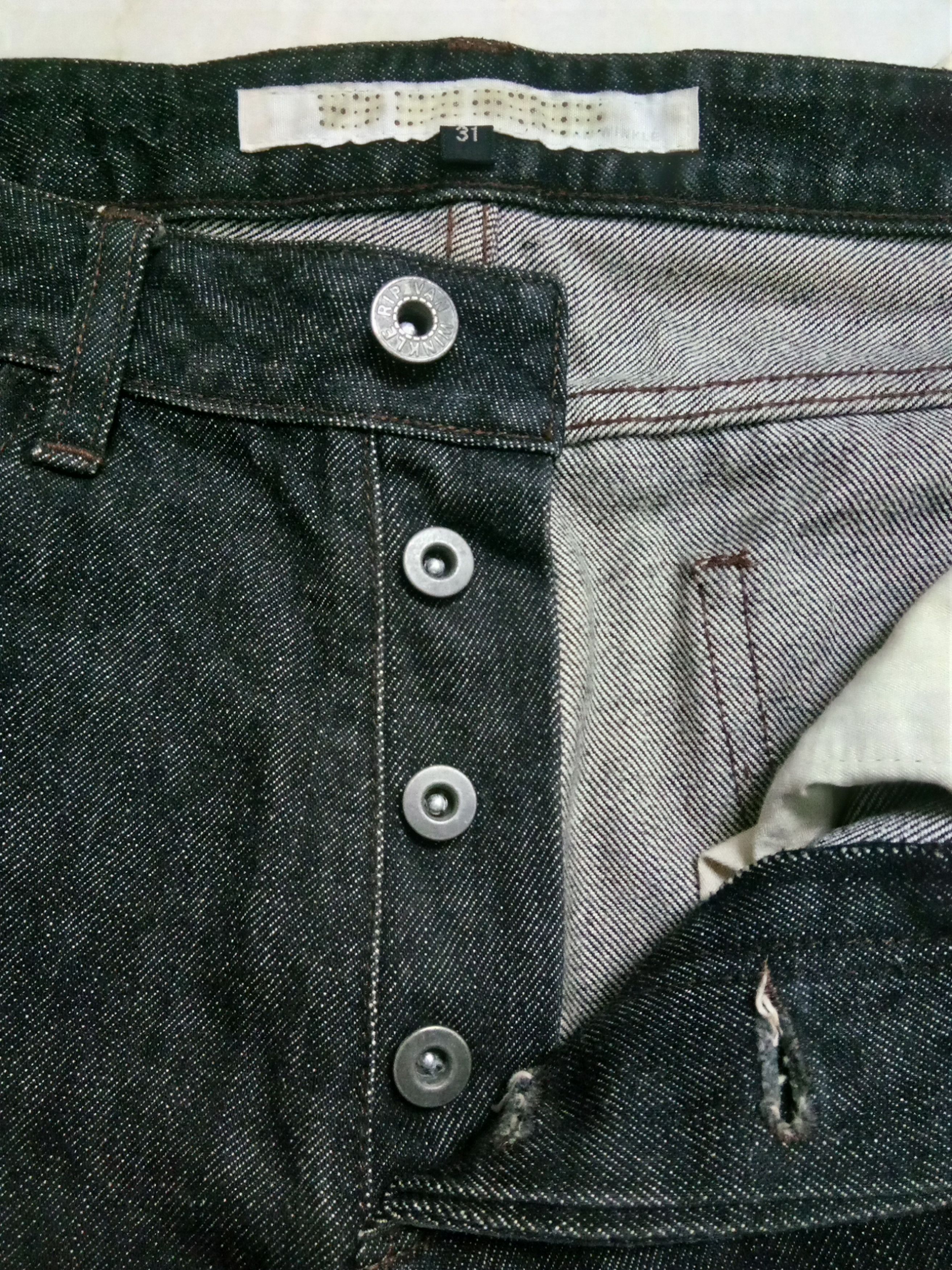 RIPVANWINKLE Aw1998 Rare Rip van Winkle classic denim trousers Size US 30 / EU 46 - 11 Thumbnail