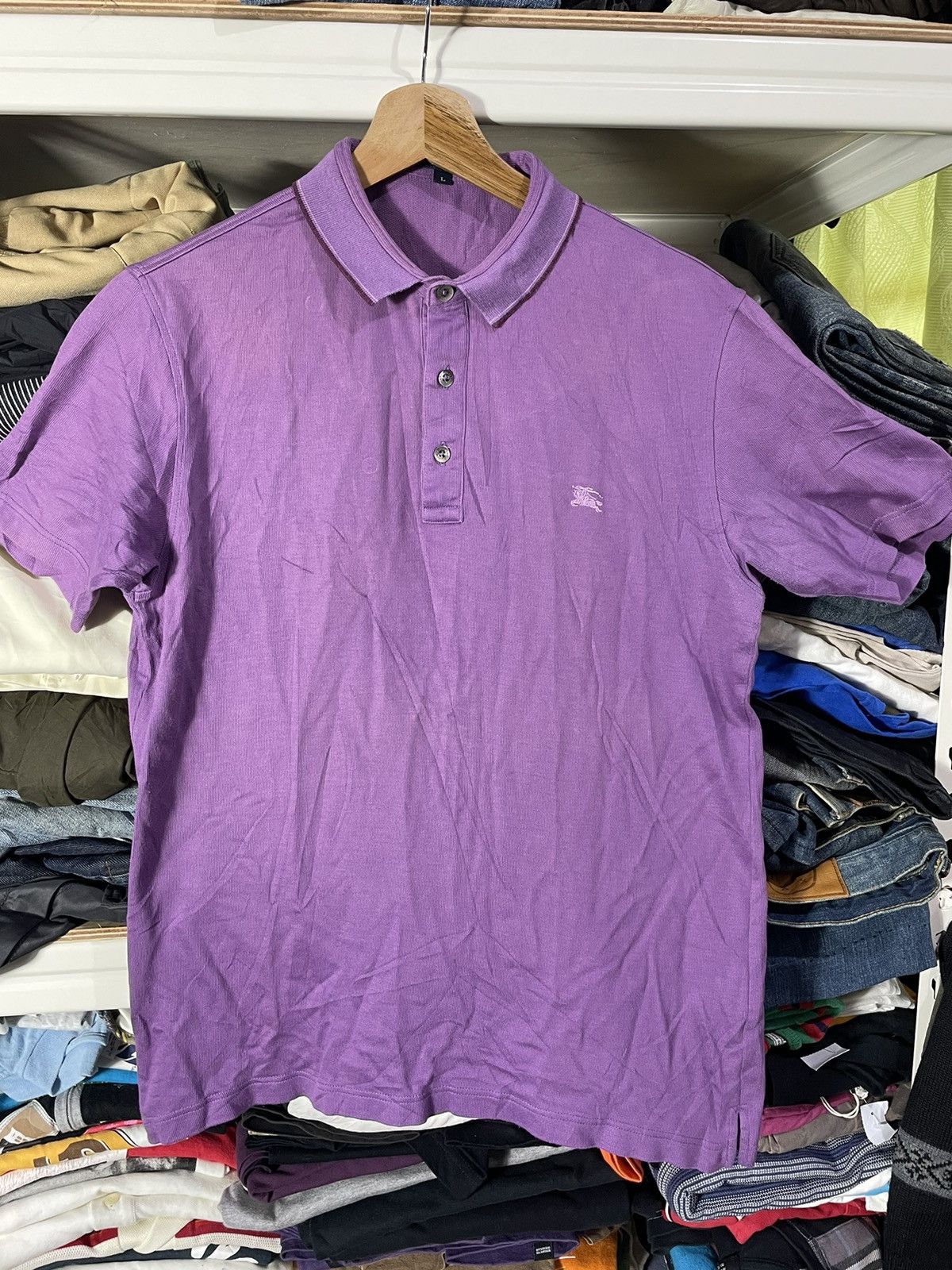 Burberry × Vintage Vintage Burberry Polos Size US L / EU 52-54 / 3 - 1 Thumbnail