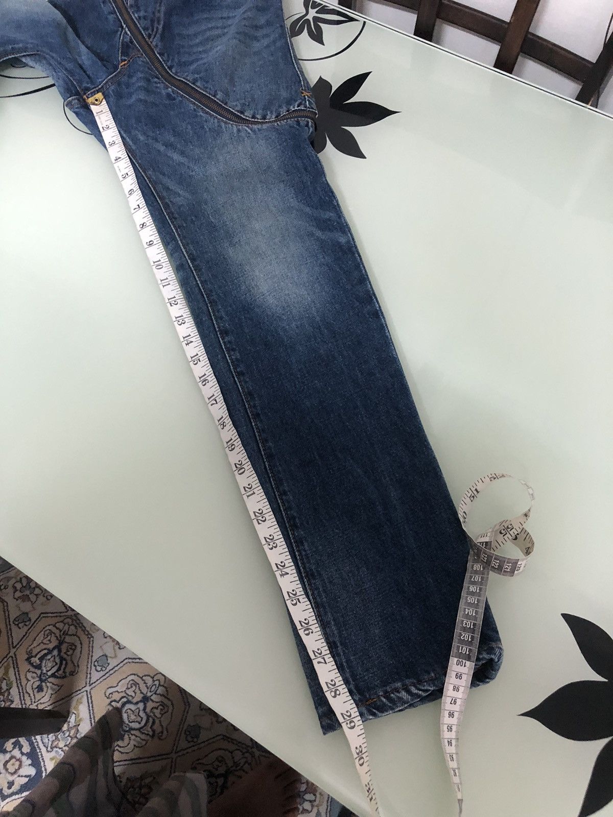 Frapbois Rare❗️Vintage Frapbois Issey Miyake Distressed Skinny Jeans Size US 32 / EU 48 - 24 Thumbnail
