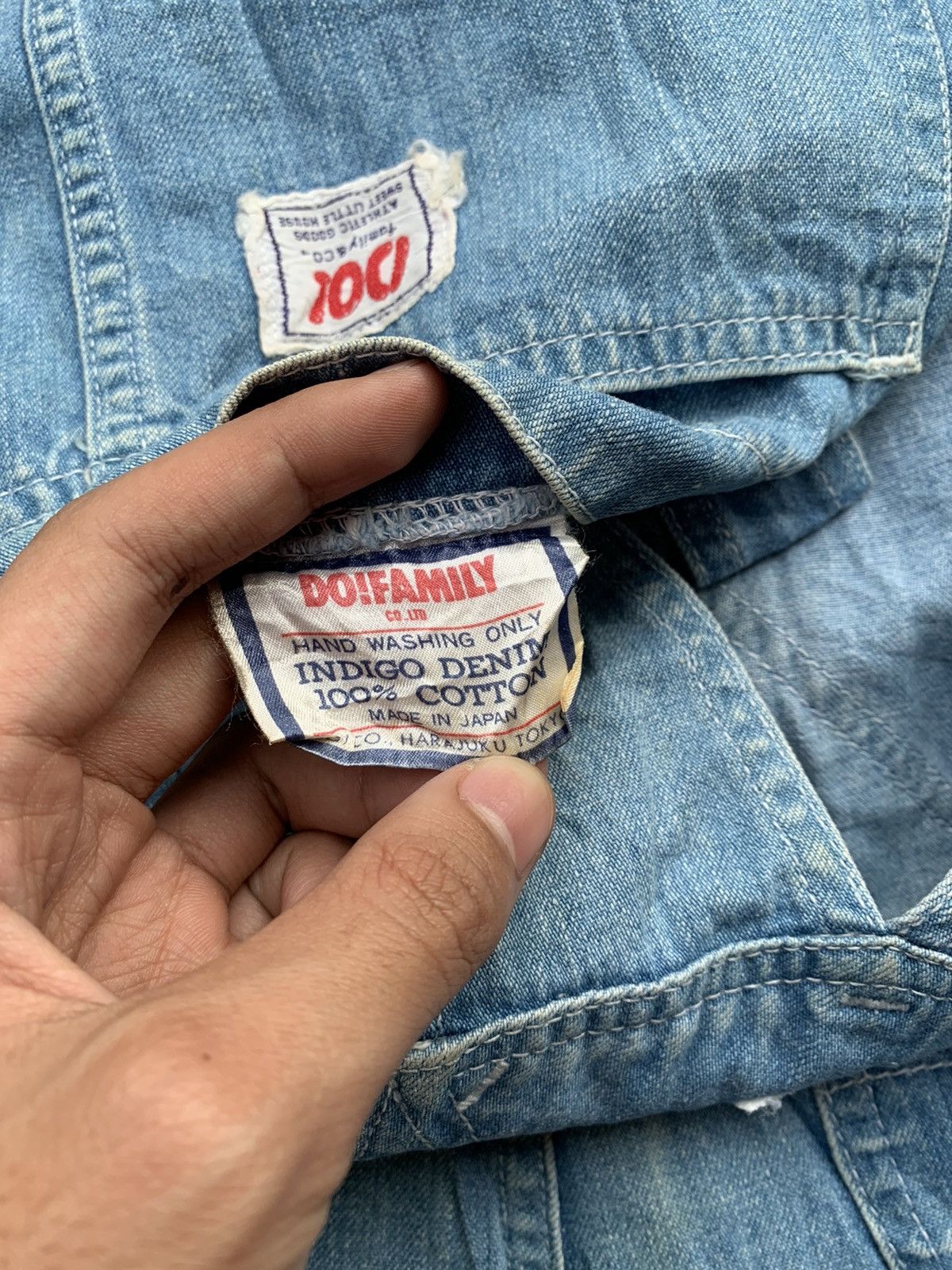 Japanese Brand × Vintage Vintage Family & Co. Overall Denim Size US 31 - 12 Thumbnail