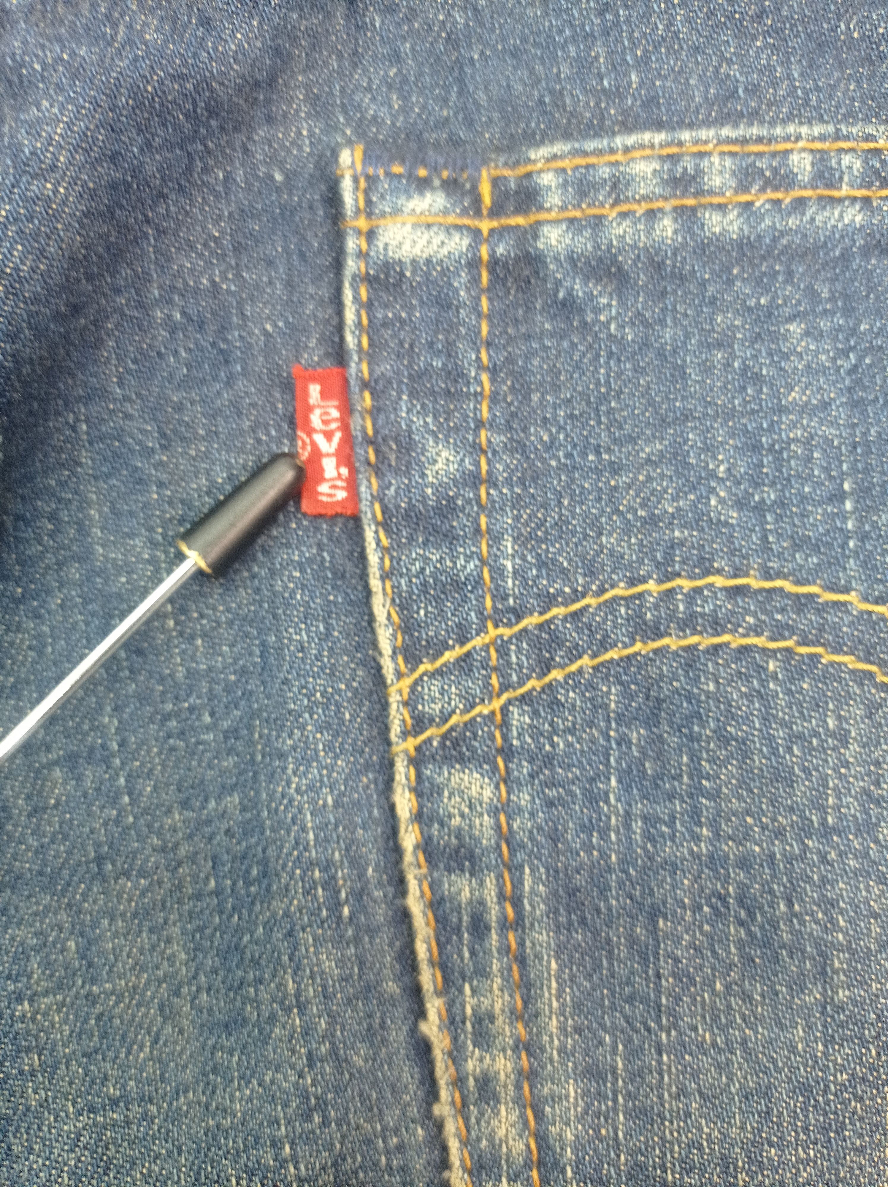 Levi's Levi's 504 Selvage Release Hem Pants Size US 33 - 10 Thumbnail