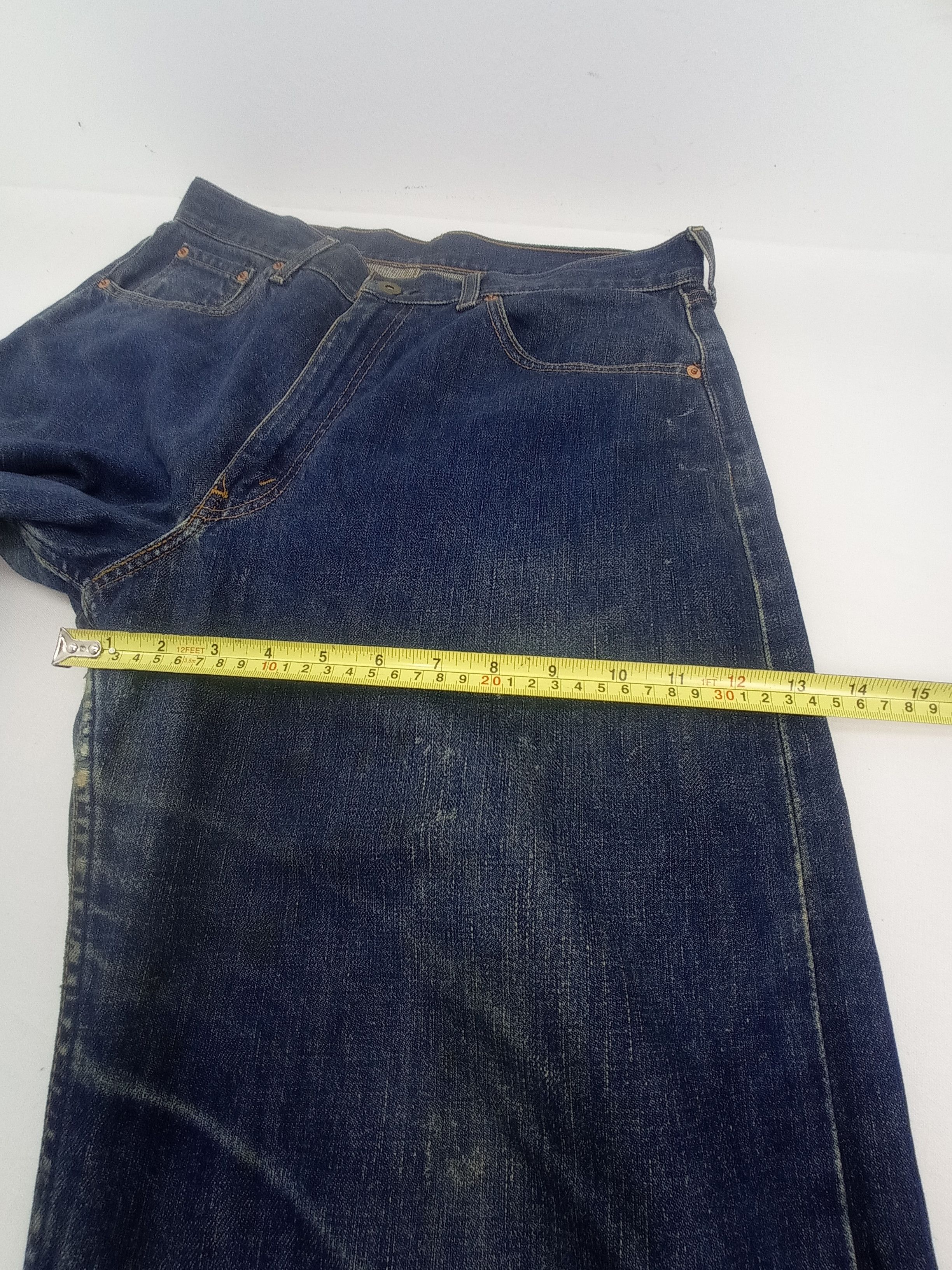 Levi's Levi's 504 Selvage Release Hem Pants Size US 33 - 18 Thumbnail